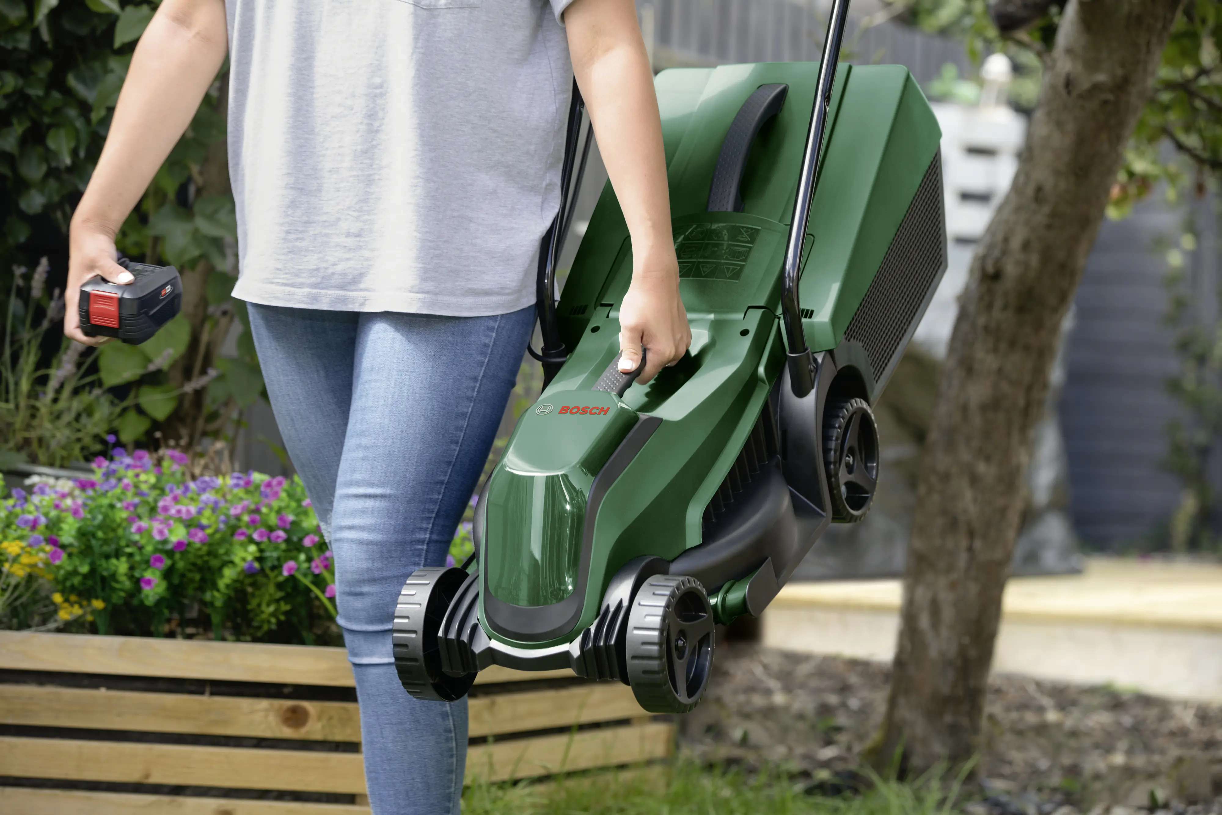 Bosch Akku-Rasenmäher EasyMower 18 V 32 cm Schnittbreite Solo