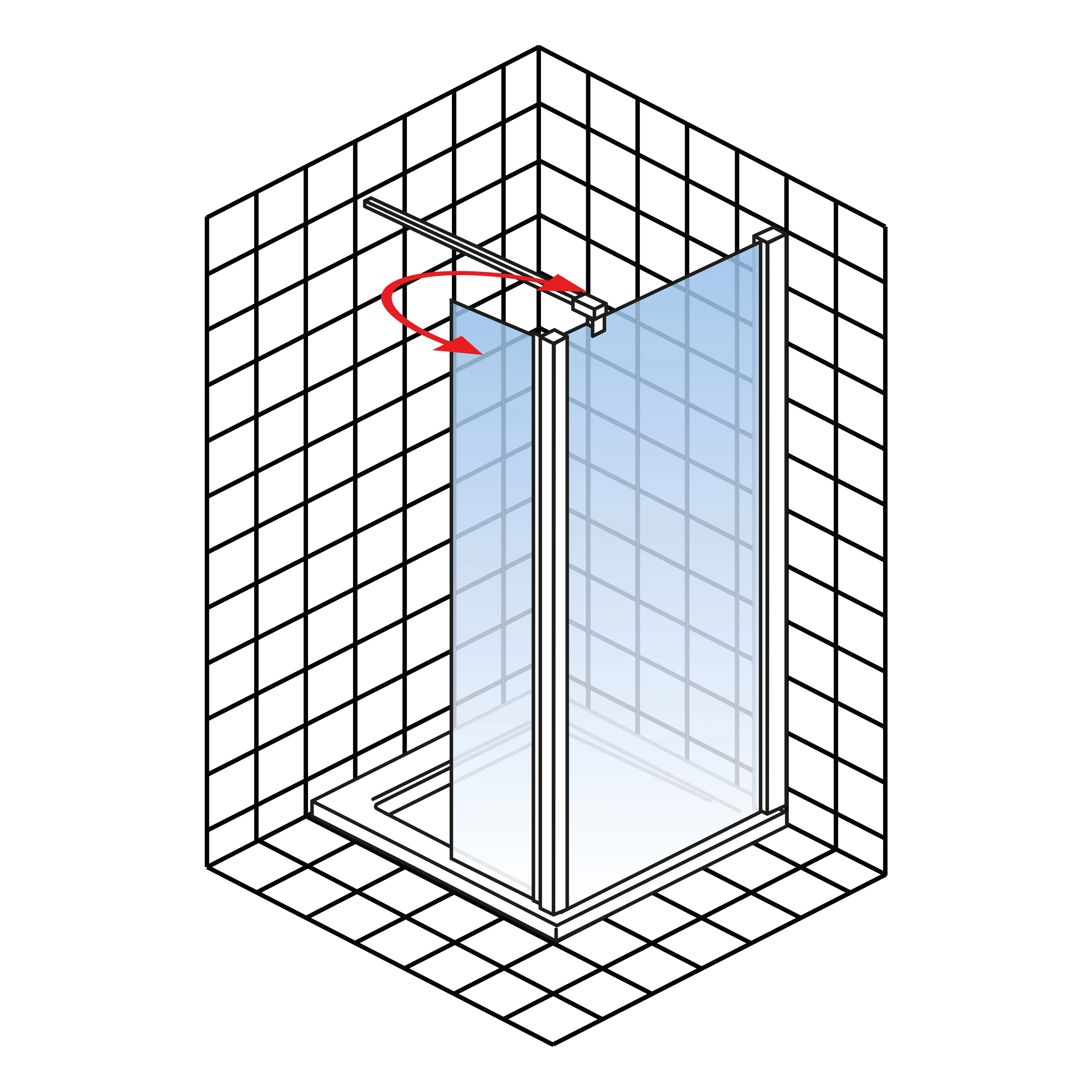 4060991060144_5 Schulte Walk In 100 x 40 x 200 cm MasterClass