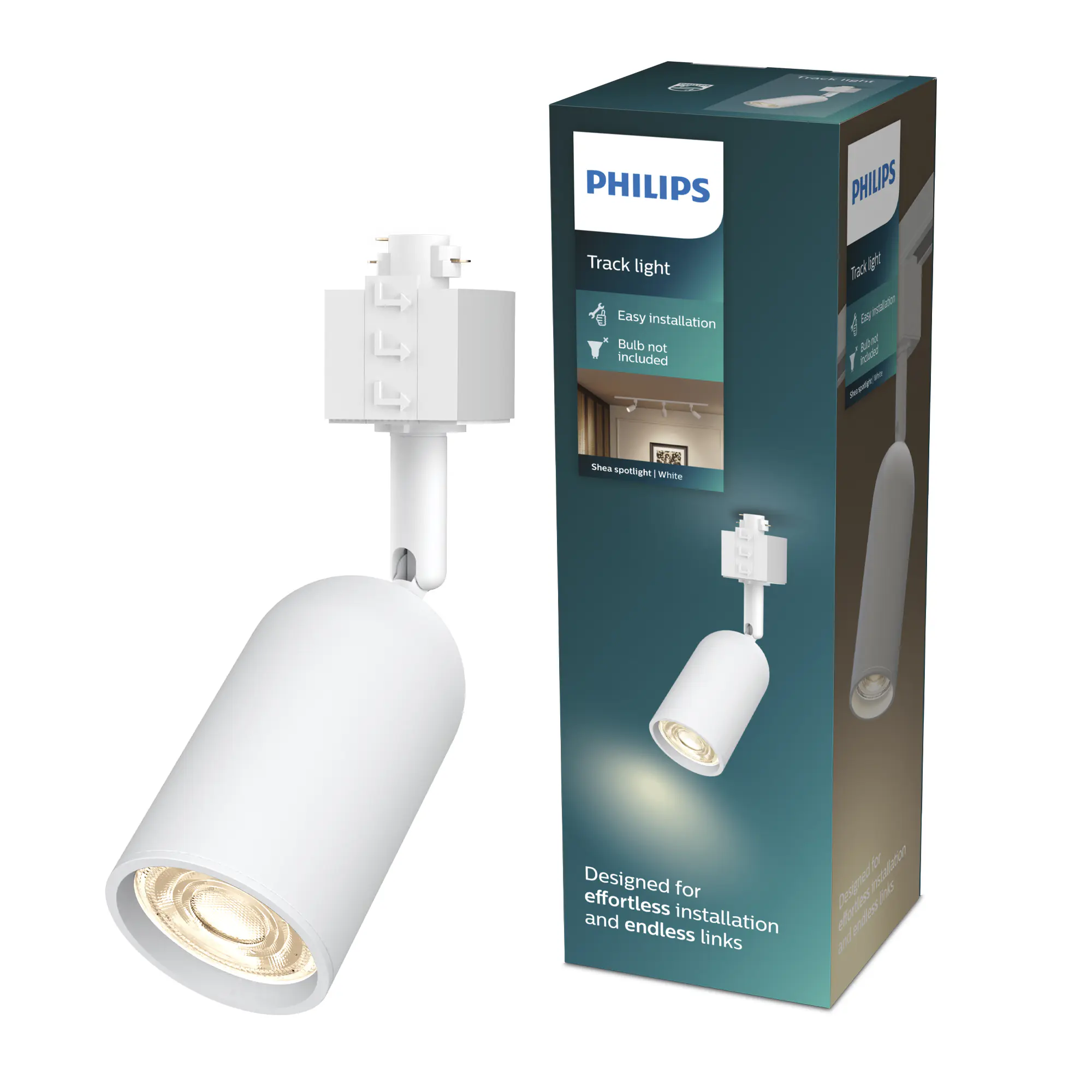 Philips Schienenleuchte 1er Spot Shea Easy Link weiß