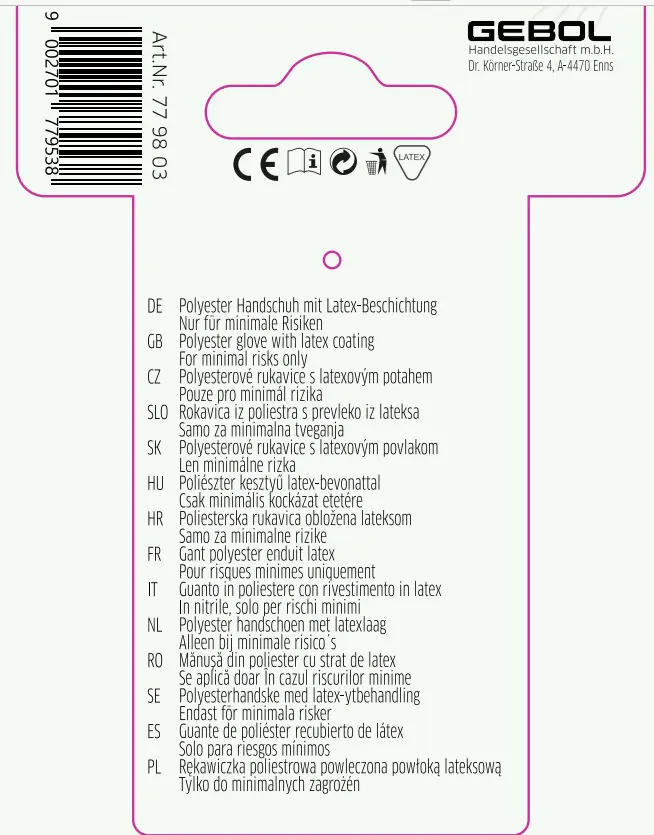 Gebol Handschuh Tommi Gardeluxe grün-orange