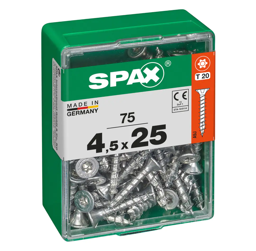 Spax Universalschrauben 4.5 x 25 mm TX 20 - 75 Stk.