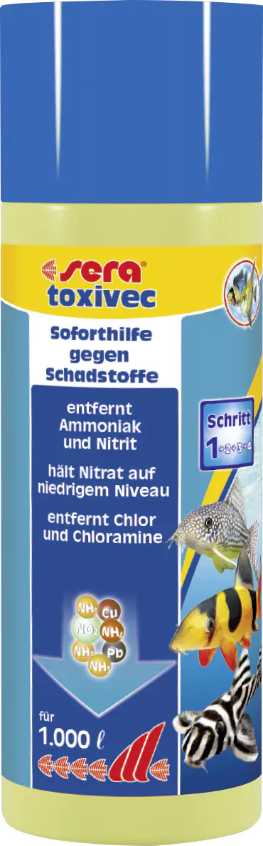 Sera Aquariumwasseraufbereiter toxivec 250 ml