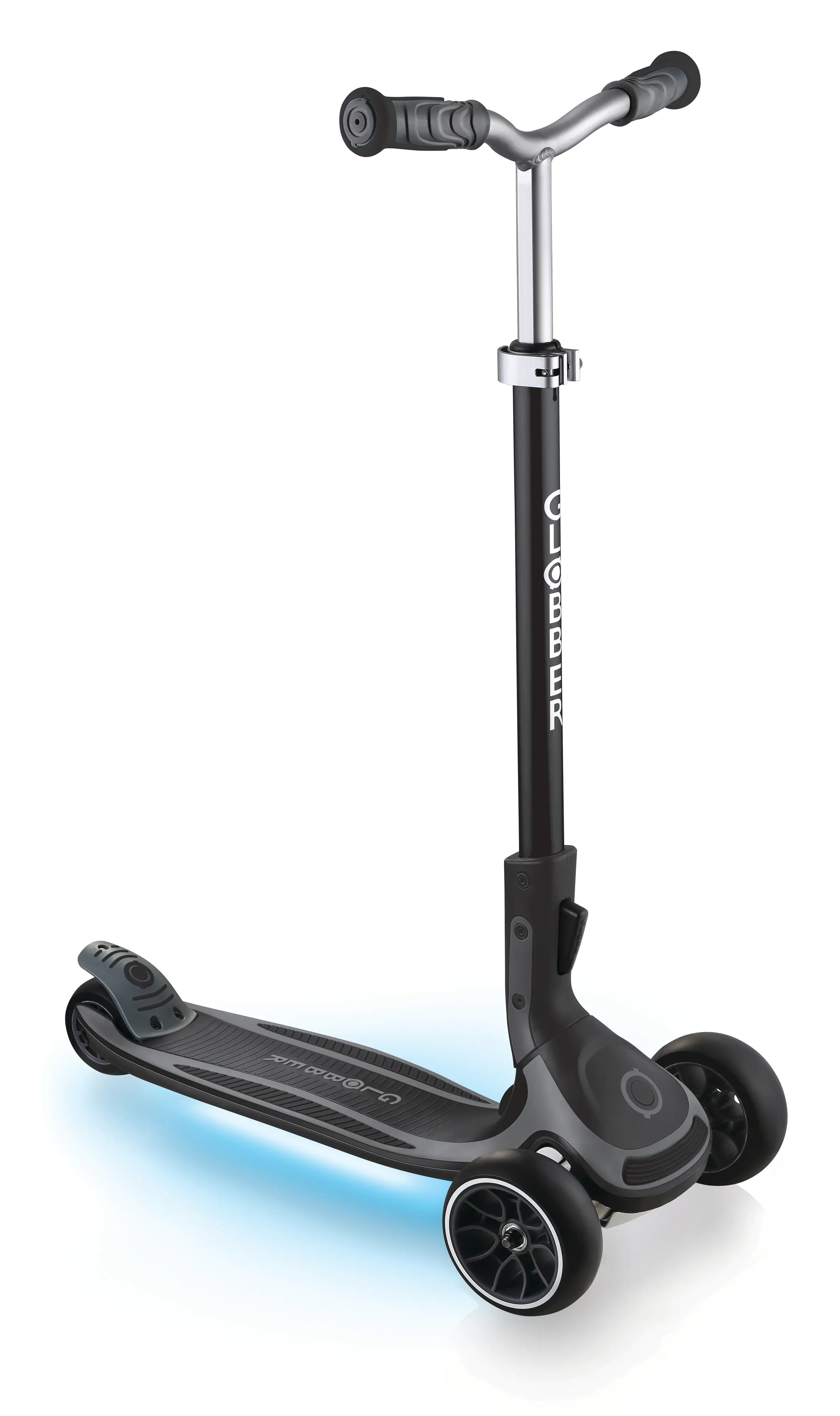 Globber Scooter Ultimum grau mit Leuchtmodul