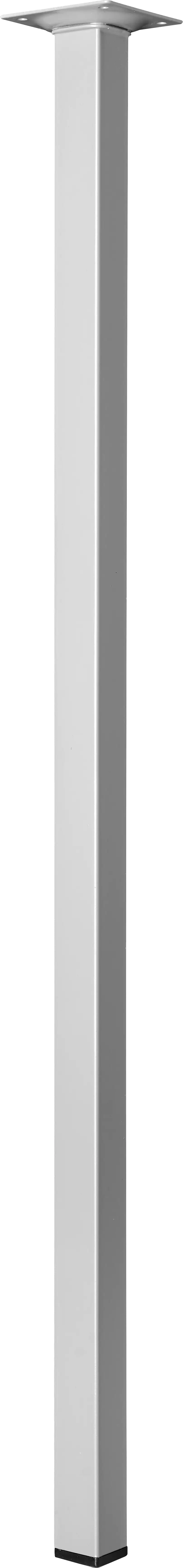 Hettich Tischbein 2,5 x 70 cm Aluminium-Optik - 1 Stück