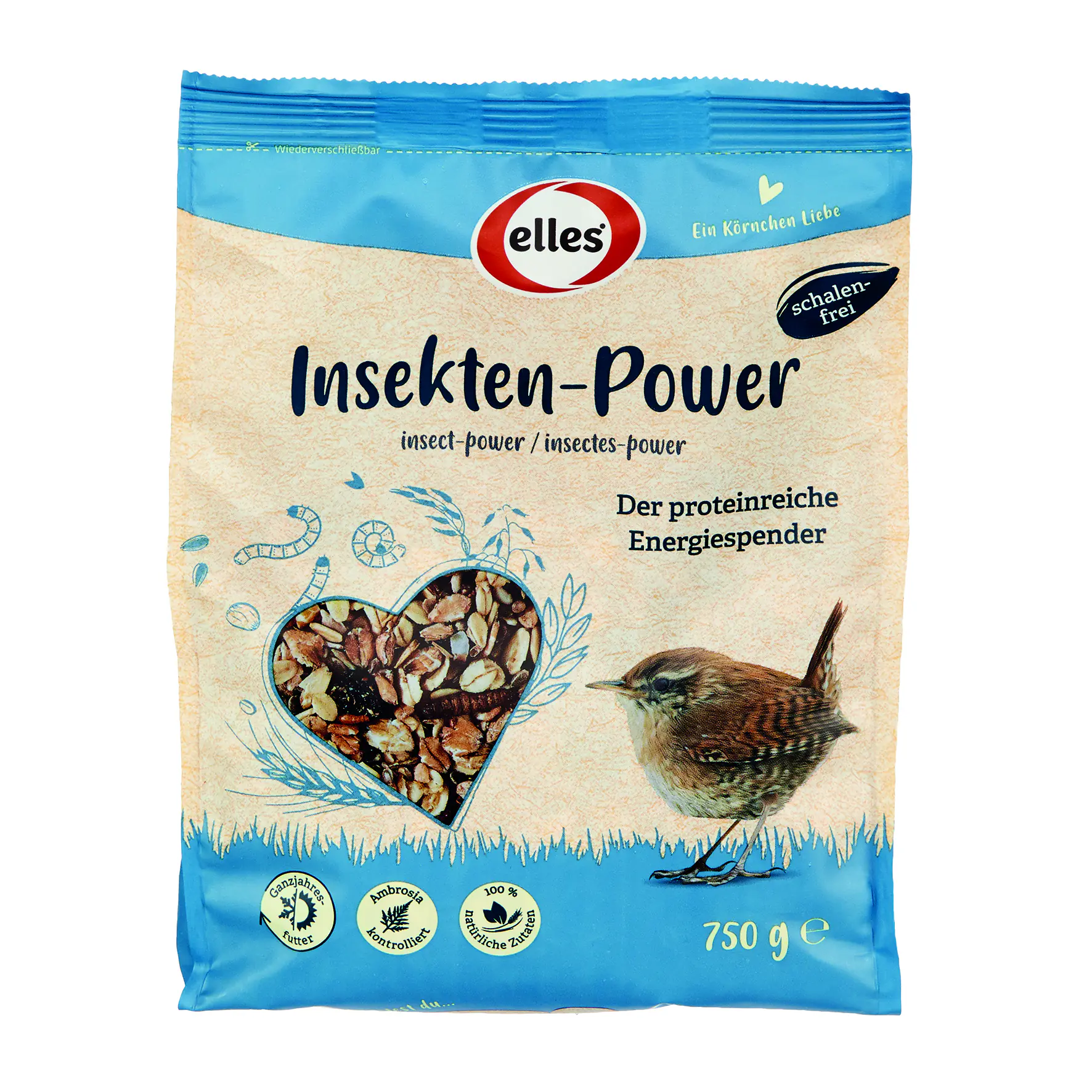 Elles Wildvogelfutter Insekten-Power 750 g