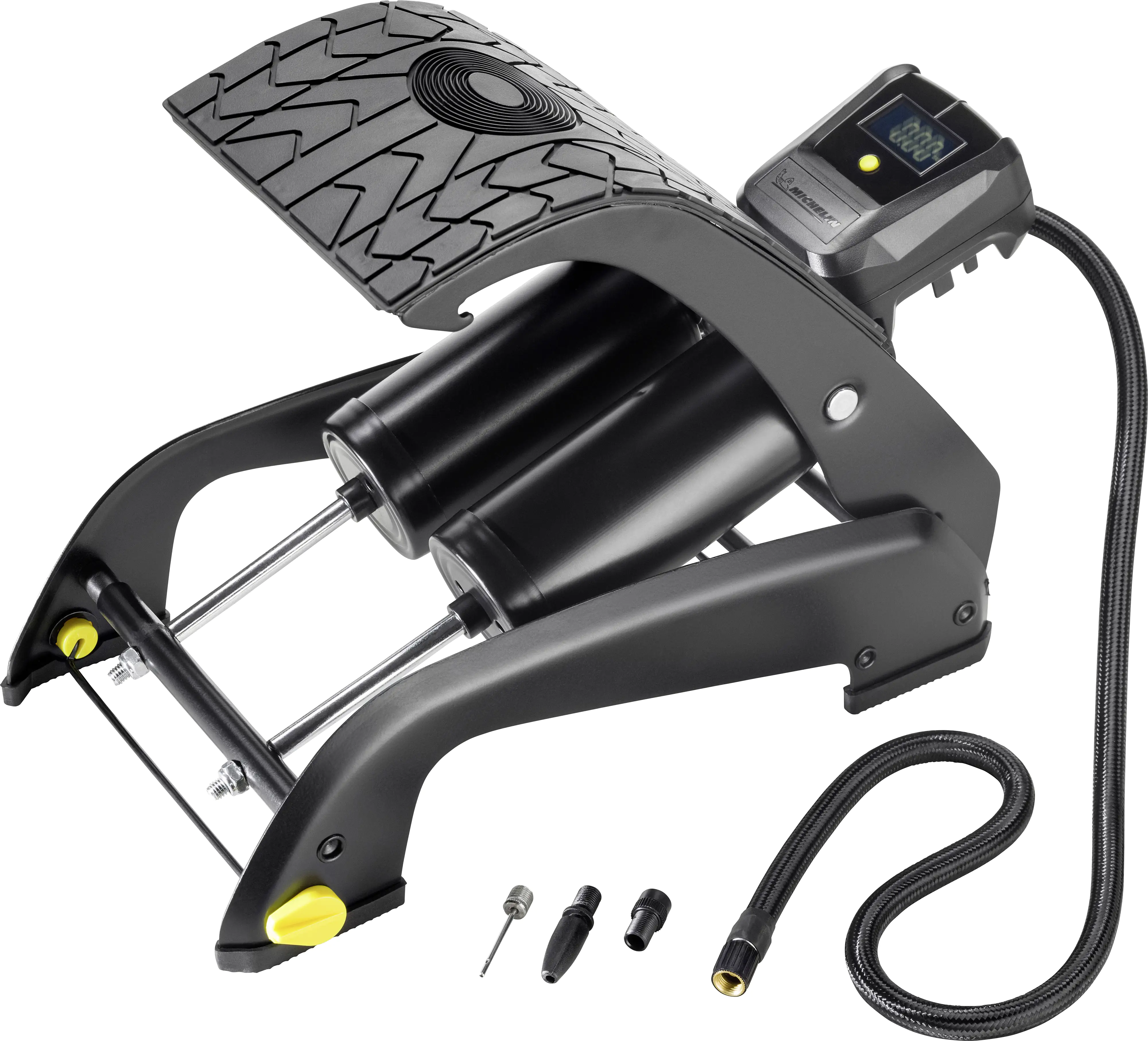 Michelin Doppelzylinder-Fußluftpumpe digital