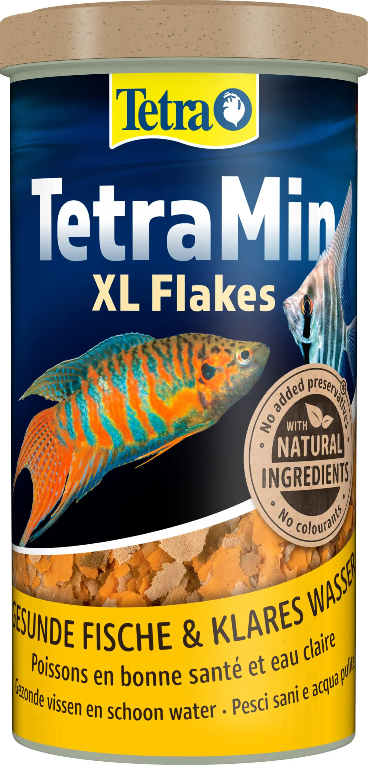TetraMin Zierfischfutter XL-Flakes 1 L