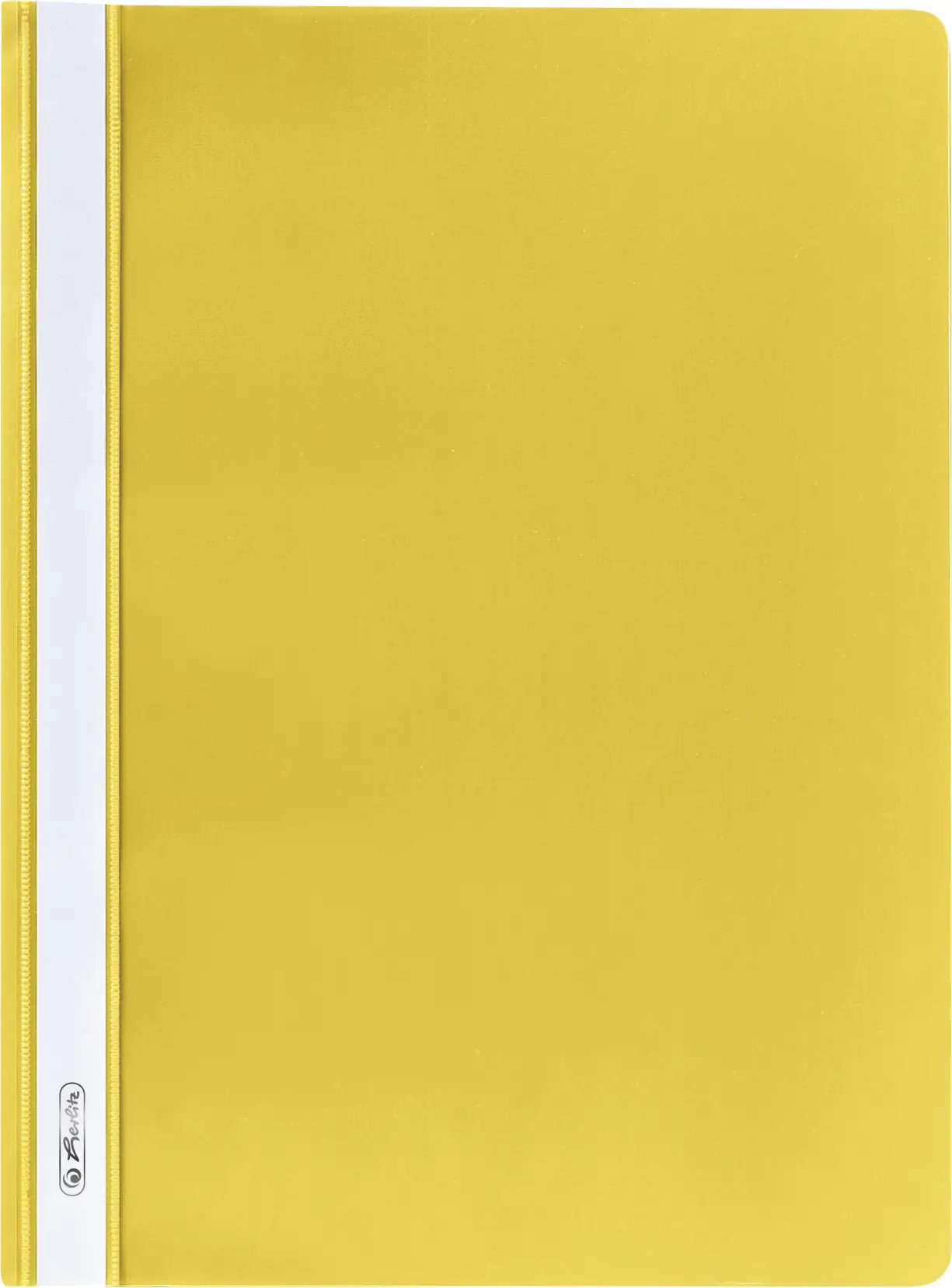 herlitz Schnellhefter A4 PP transparenter Vorderdeckel gelb herlitz Schnellhefter A4 PP transparenter Vorderdeckel gelb