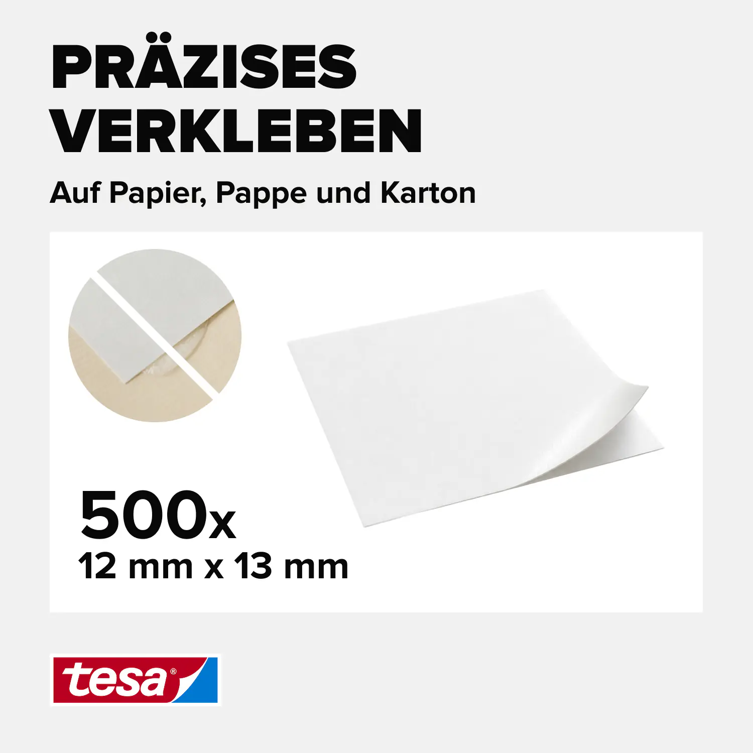tesa Photo Klebepads Big Pack weiß, 500 Stück