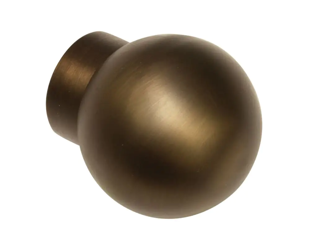 Gardinia Endknopf Windsor Ball, bronze