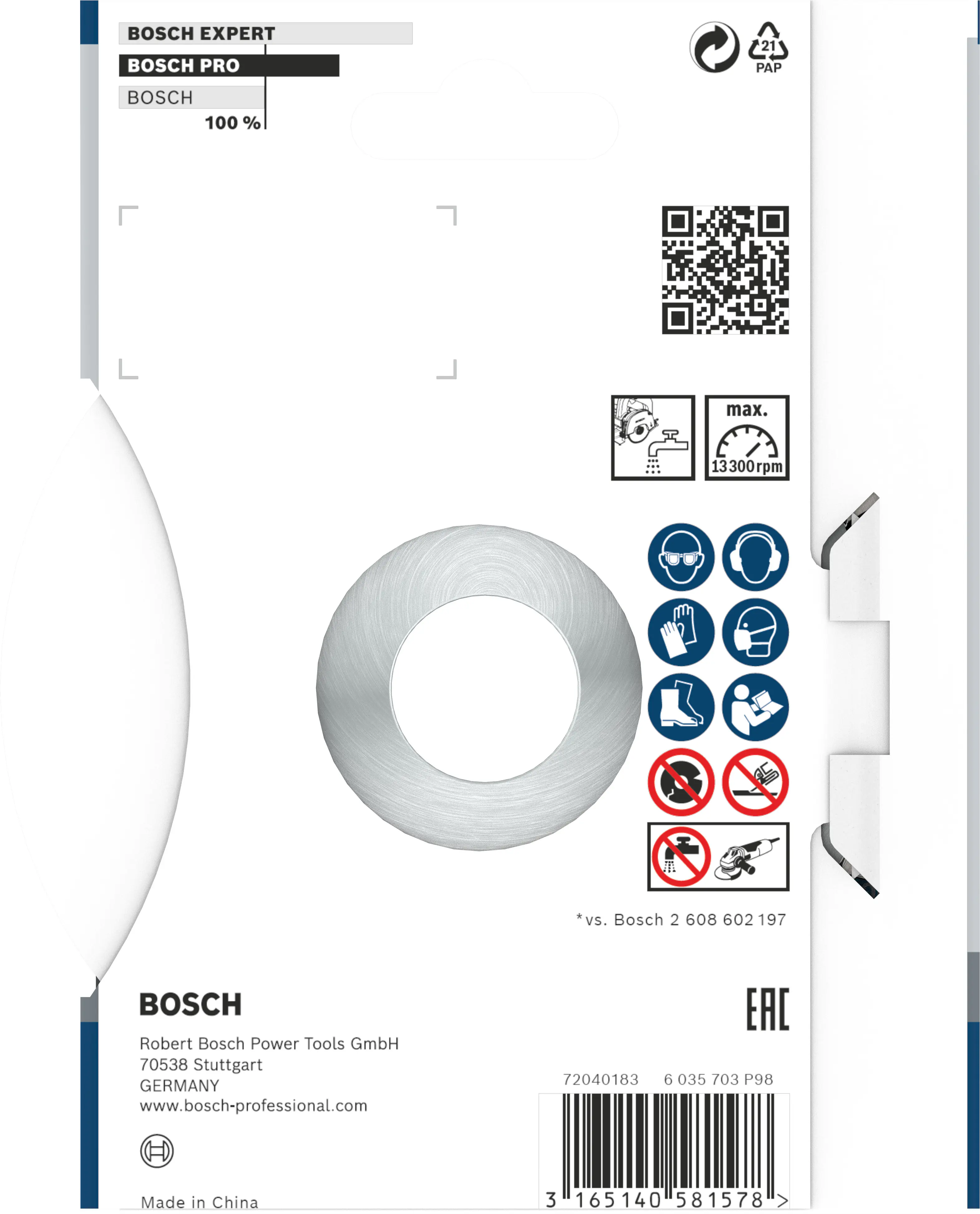 Bosch PRO Concrete Diamanttrennscheibe, 115 x 22,23 mm