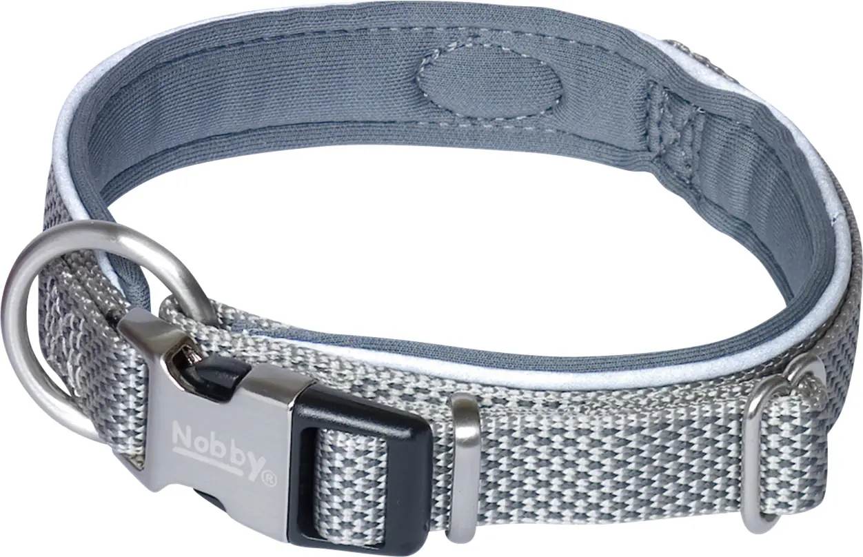Nobby Hundehalsband Classic Preno Royal grau 
