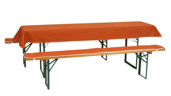 GO-DE Bierzeltgarnitur-Auflagenset orange orange, 3-teilig GO-DE Bierzeltgarnitur-Auflagenset orange orange, 3-teilig