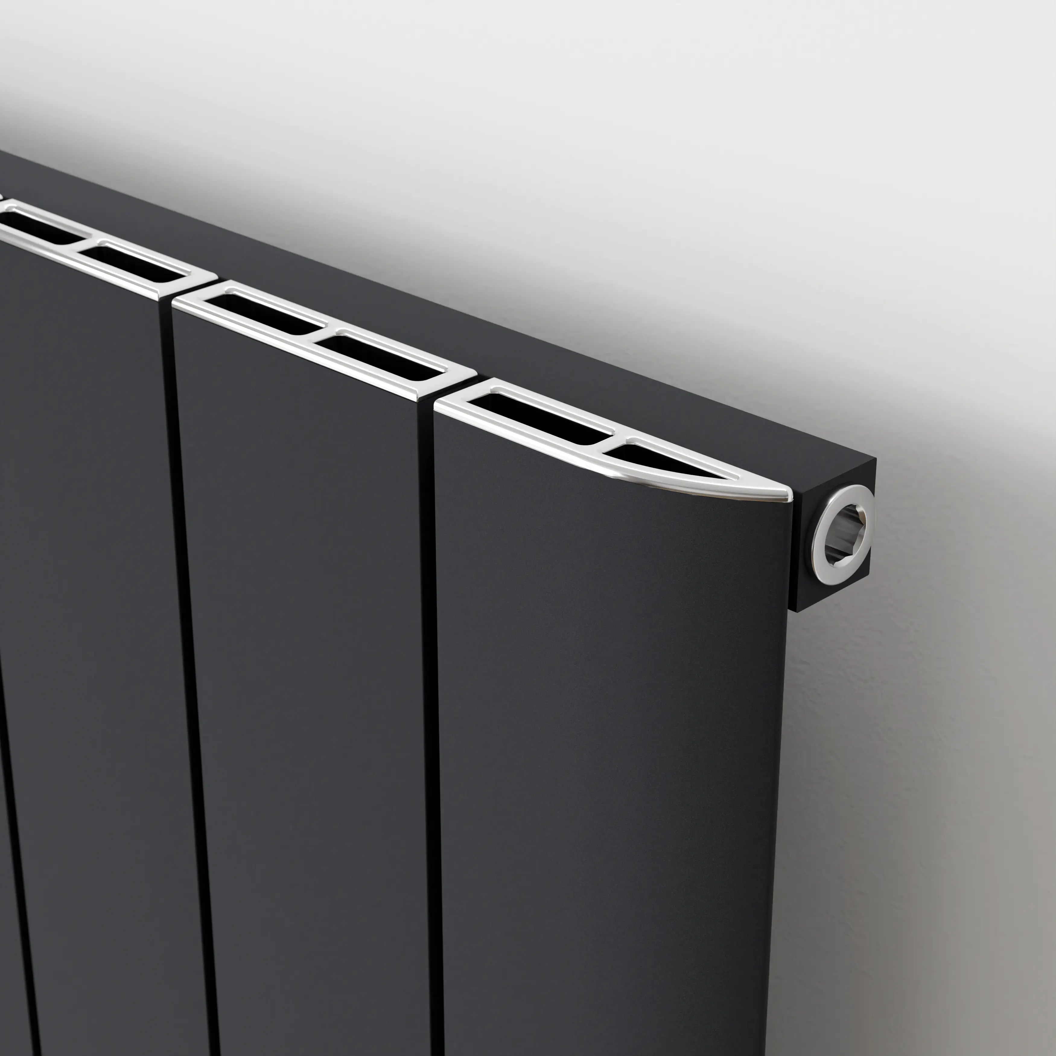 Ximax Design-Heizkörper Trigo 180 x 56,5 cm 1151 Watt anthrazit Struktur