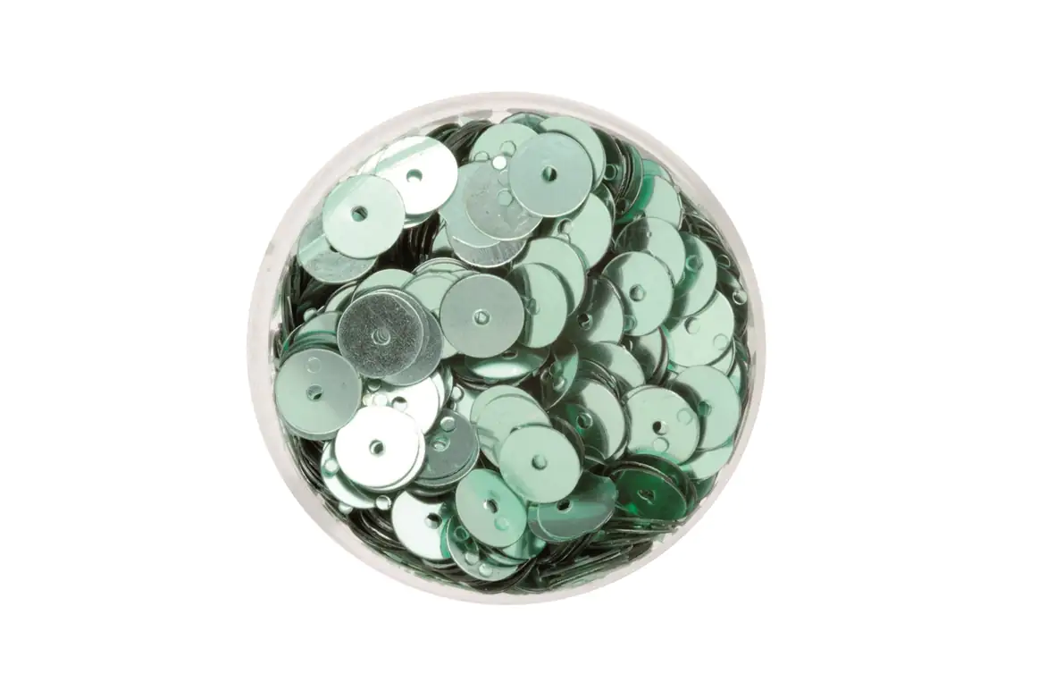 Glorex Paillettenscheiben 6 mm 7 g, mint