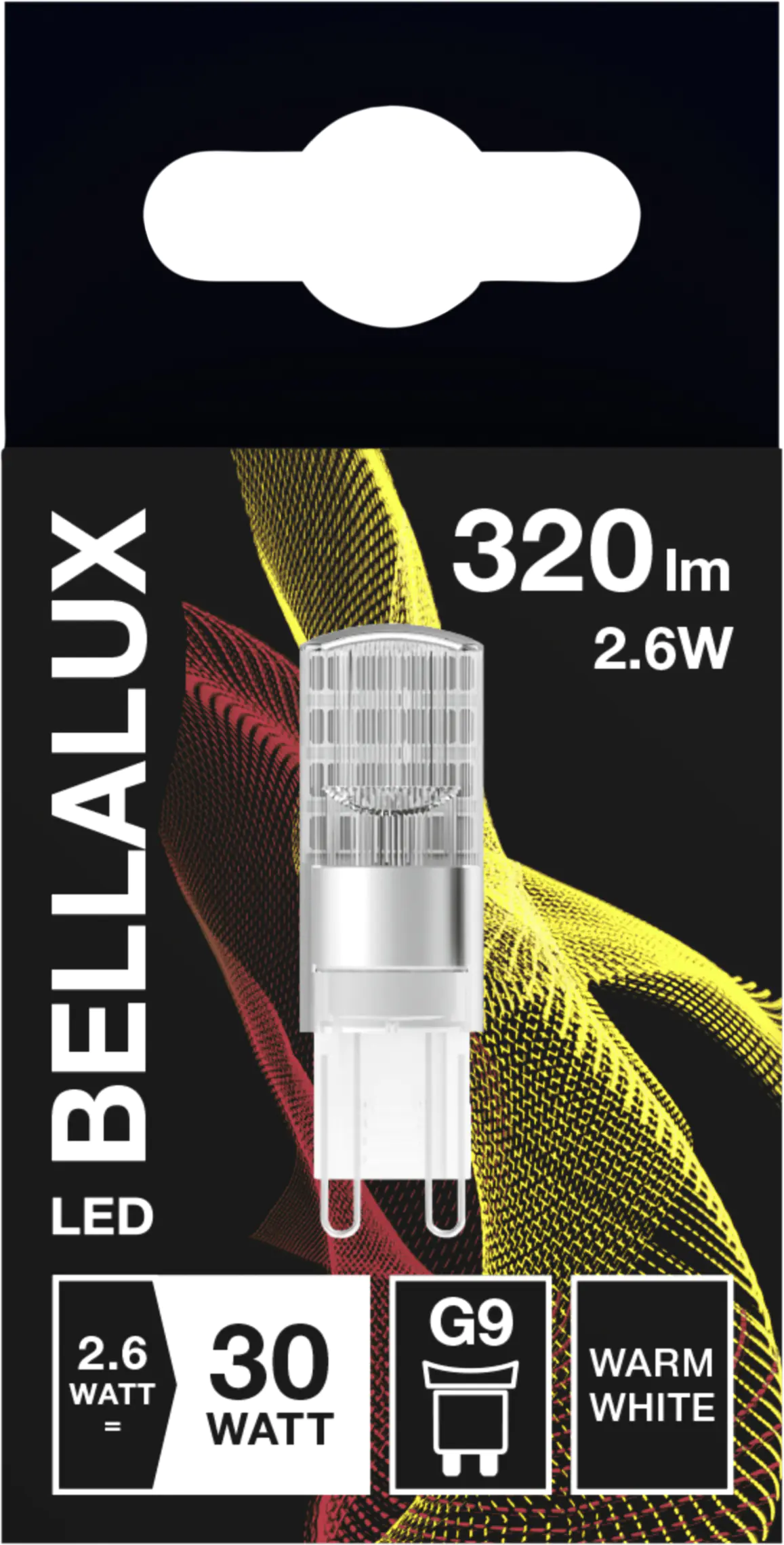 Bellalux LED Stiftsockellampe Pin30 G9 2,6 W warmweiß klar Bellalux LED Stiftsockellampe Pin30 G9 2,6 W warmweiß klar
