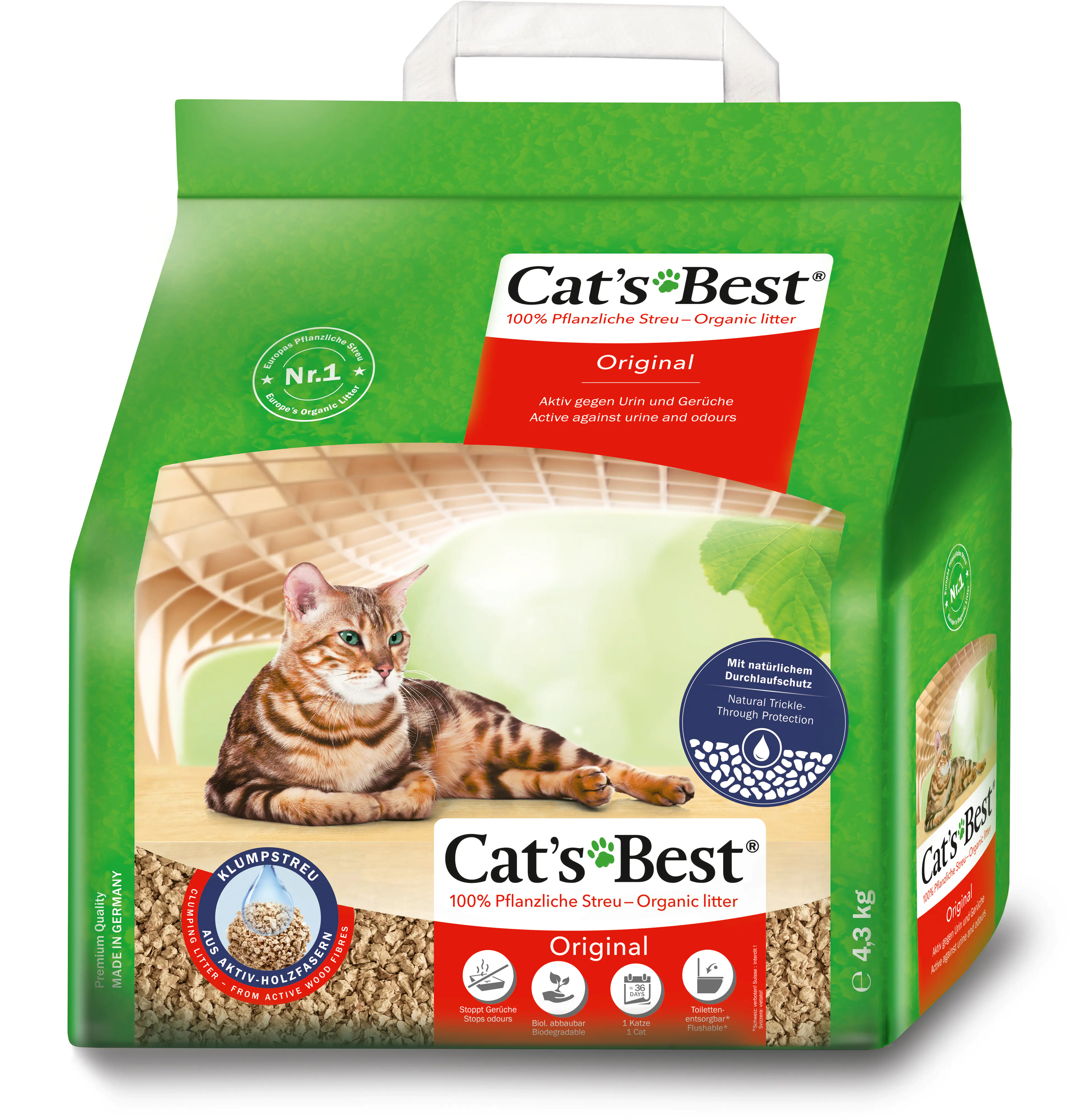 Cats Best Katzenstreu Öko Plus 10 L