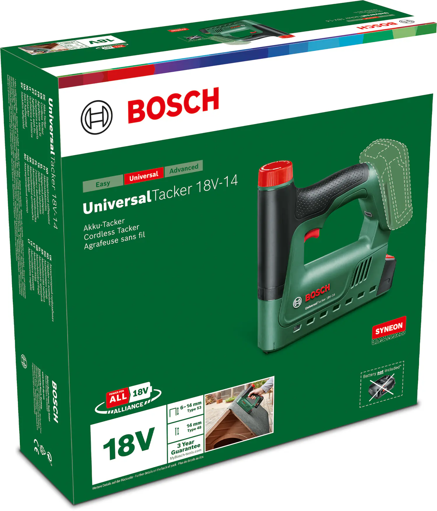 Bosch Akku-Tacker UniversalTacker 18V-14 Solo Bosch Akku-Tacker UniversalTacker 18V-14 Solo