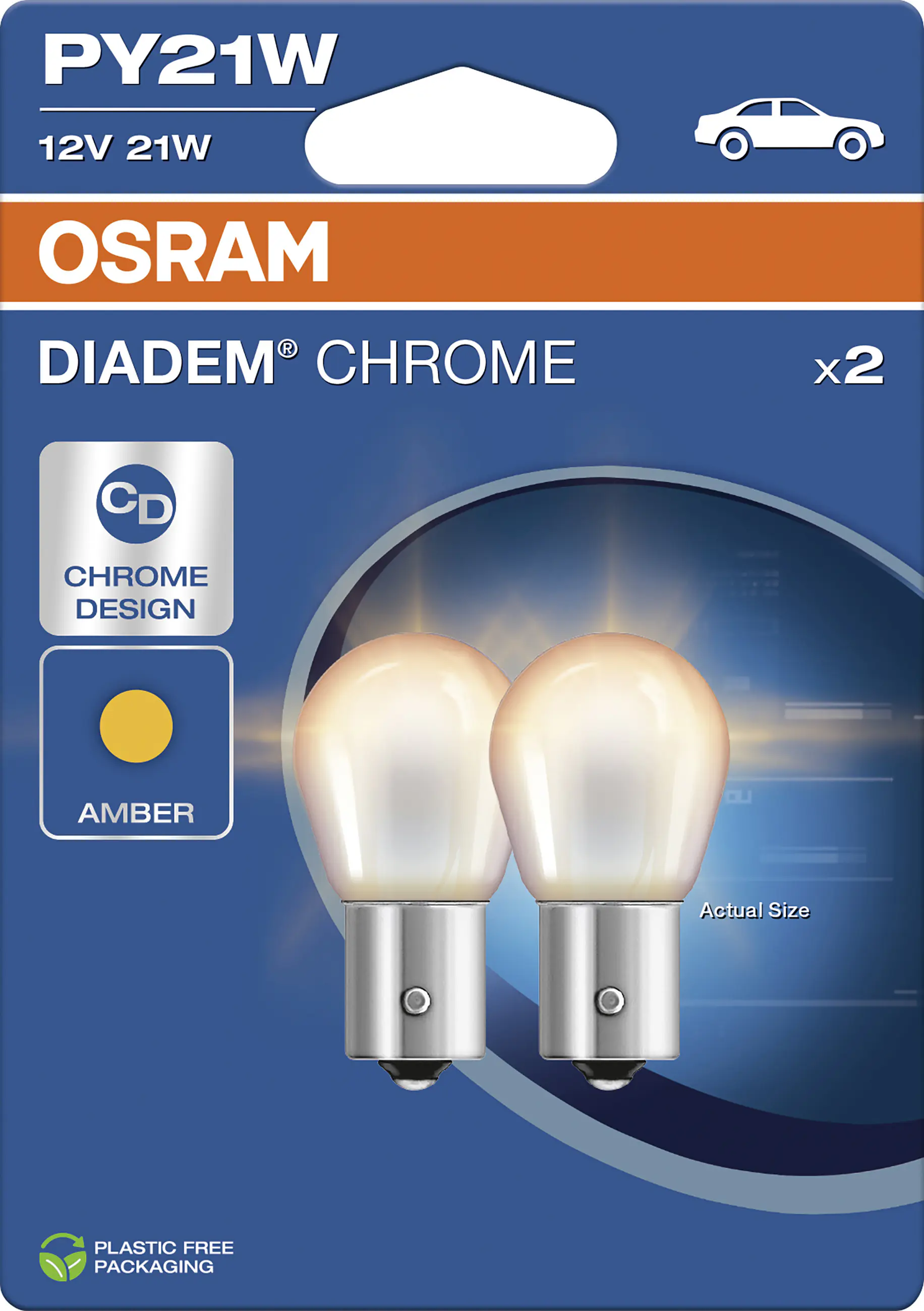 Osram Signallampe PY21W Diadem Chrome Next Gen 2.0 2 Stück Osram Signallampe PY21W Diadem Chrome Next Gen 2.0 2 Stück