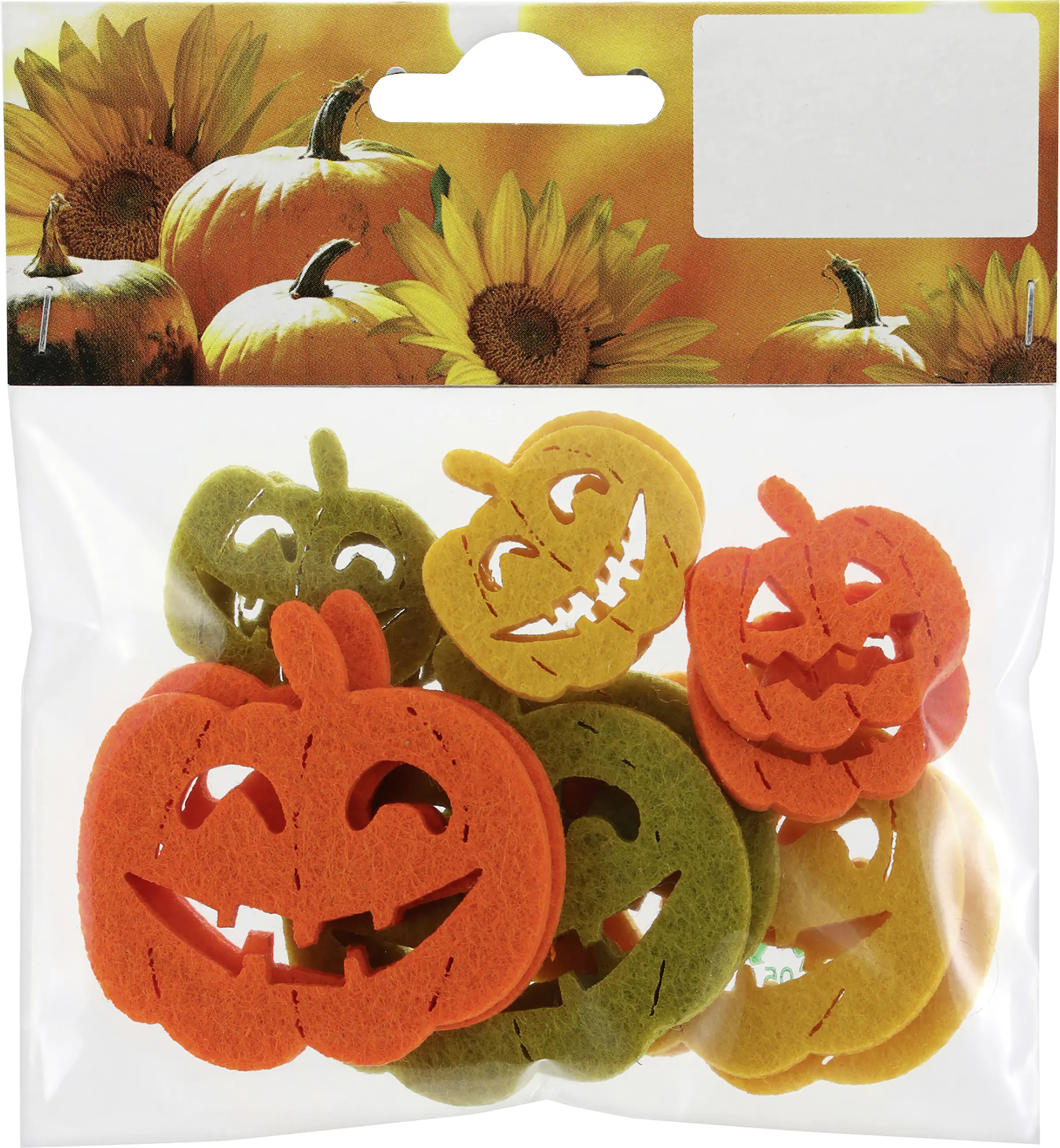 24 Mini-Kürbisse Aus Filz – Handgefertigt, 4,6 Cm, Für Halloween & Herbstdeko