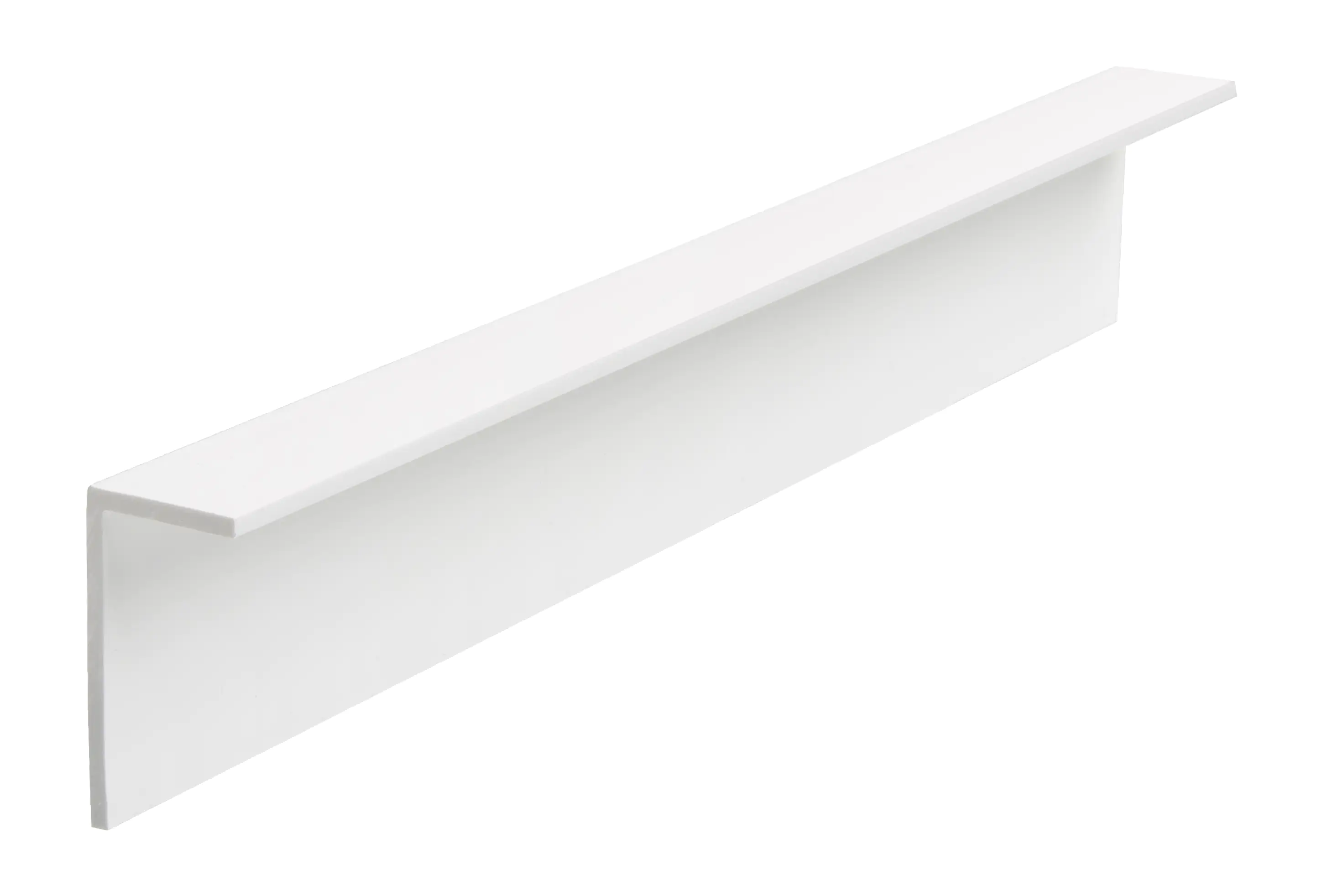 Winkelprofil 150 cm , 40 x 20 mm, weiß
