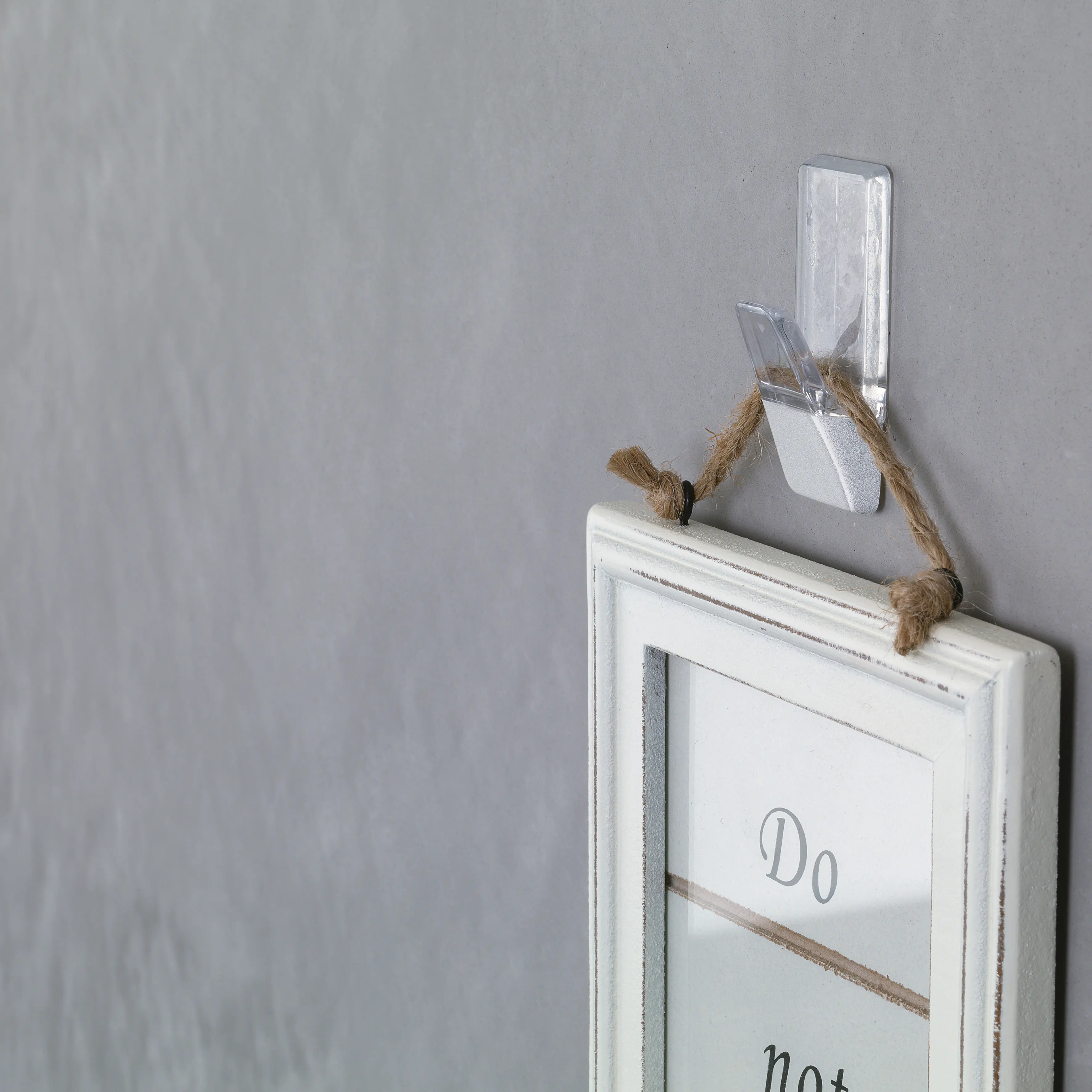 tesa Powerstrips Haken Large transparent-matt-chrom