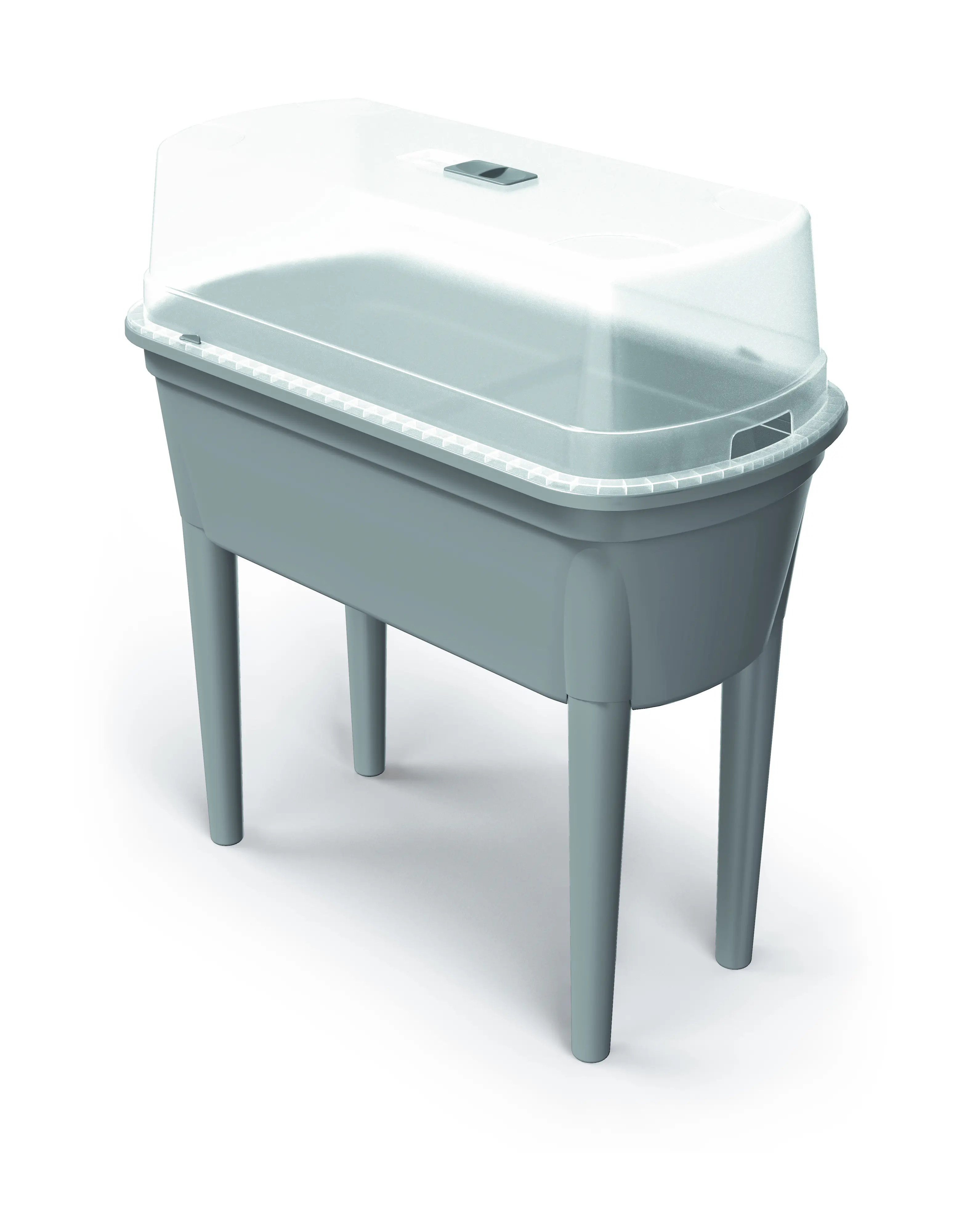 Prosperplast Anzuchttisch Set Bloomo Kunststoff 77,5 x 38 cm steingrau