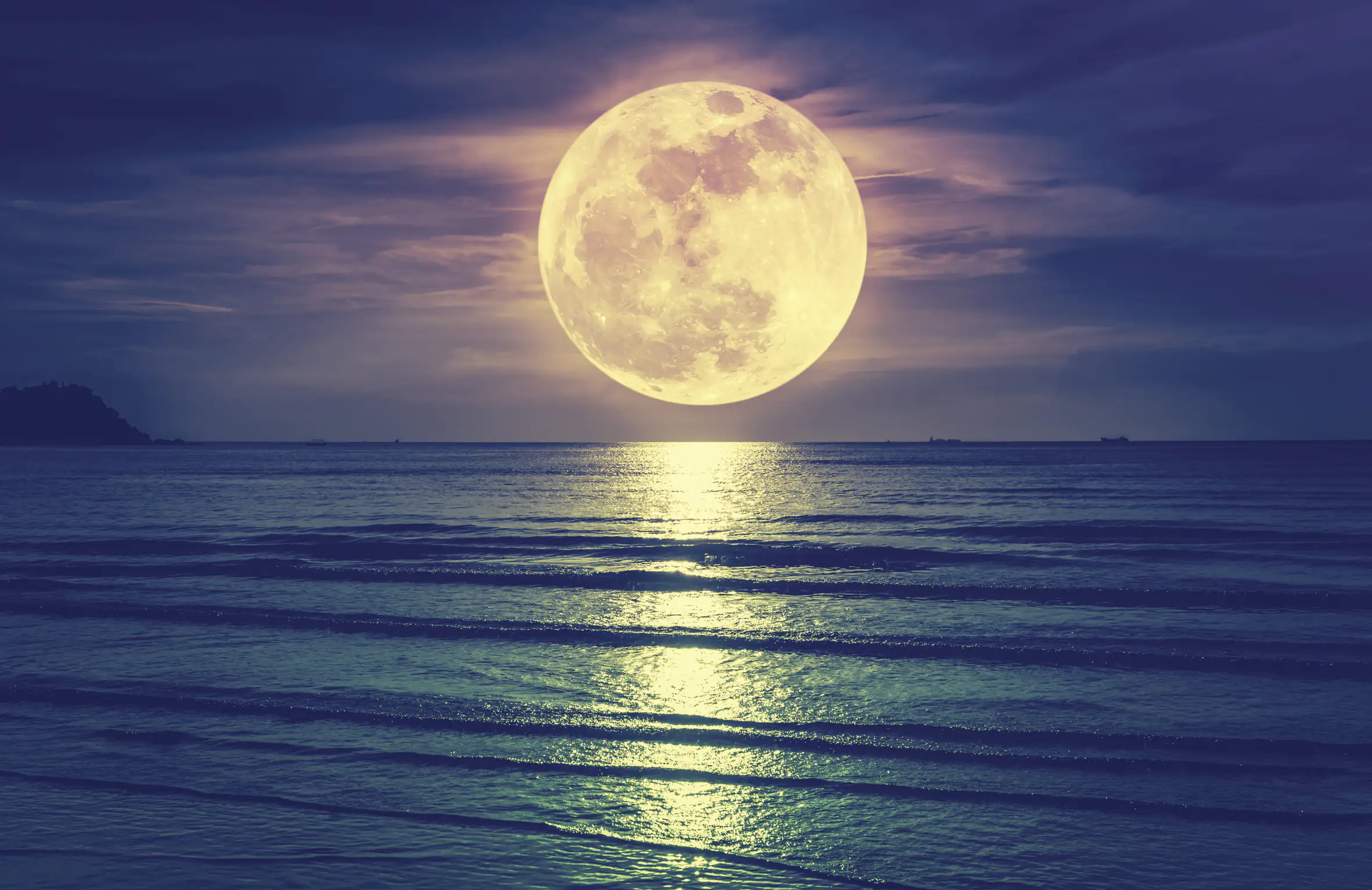 4251050587393 Deco-Panel Bild - Ocean Moon 90 x 58 cm