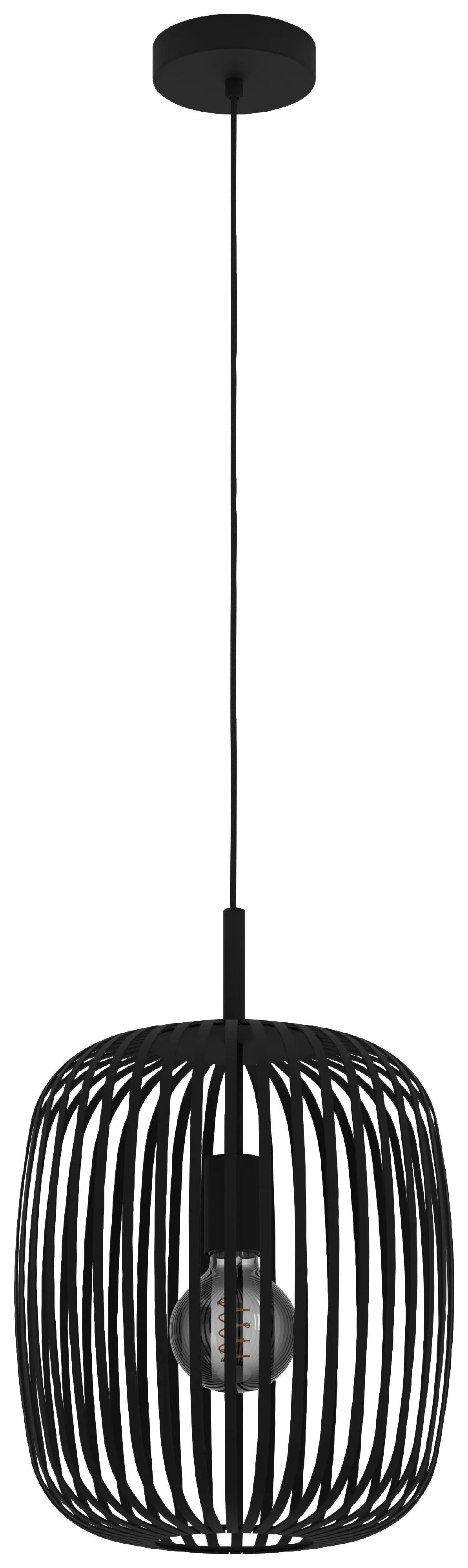 Eglo Hängeleuchte Romazzina schwarz 32,5 x 110 cm