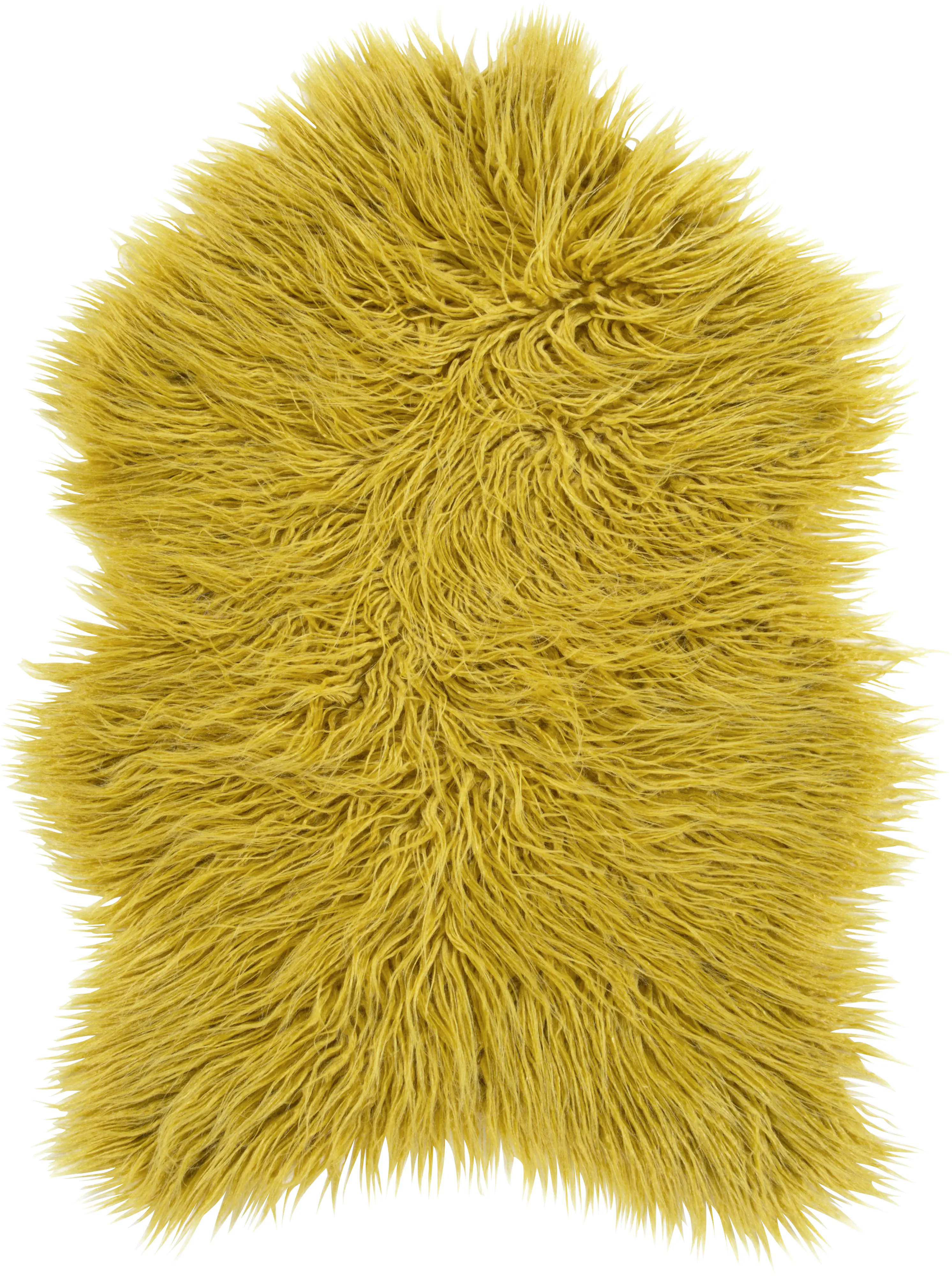 Andiamo Kunstfell Birma safran, ca. 50 x 80 cm