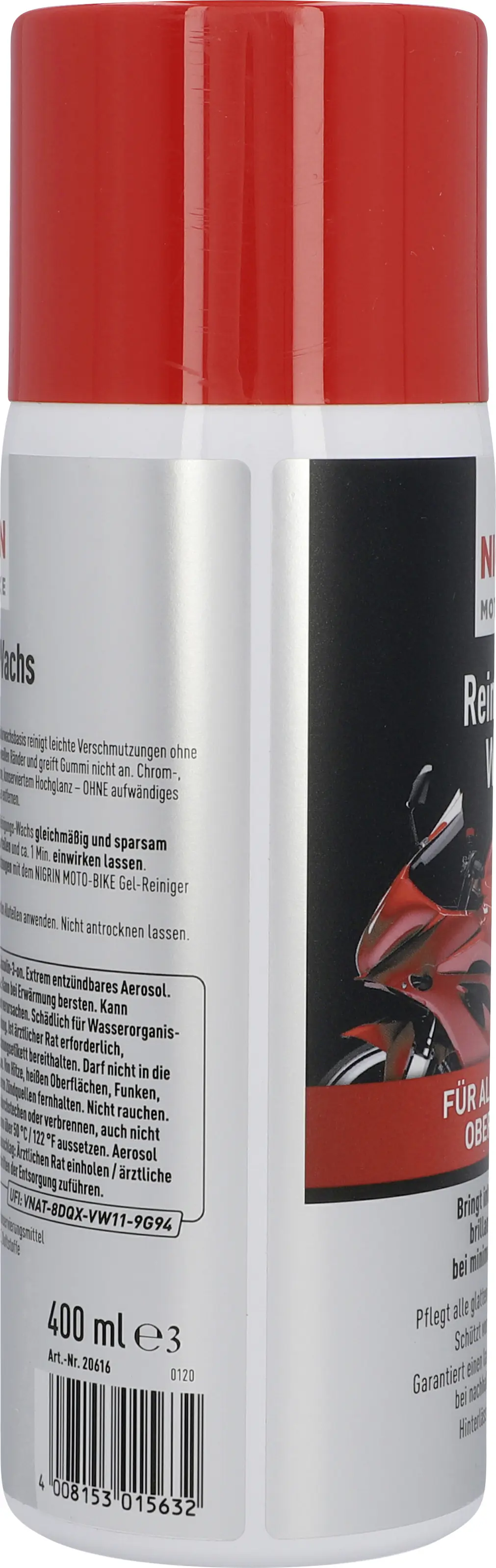 Nigrin MOTO-BIKE Reinigungs-Wachs 400ml