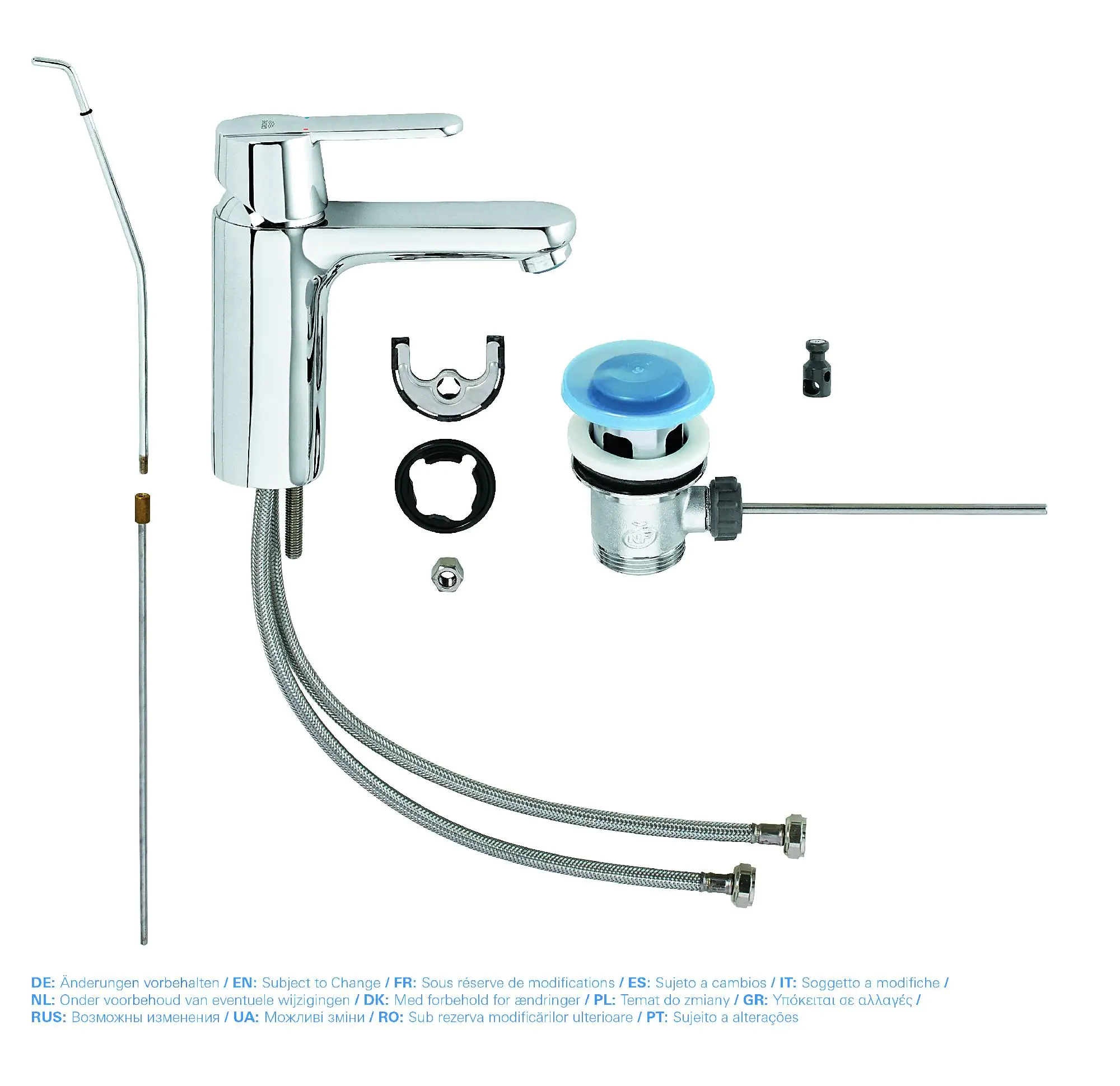 Grohe Waschtischarmatur Get verchromt, M-Size