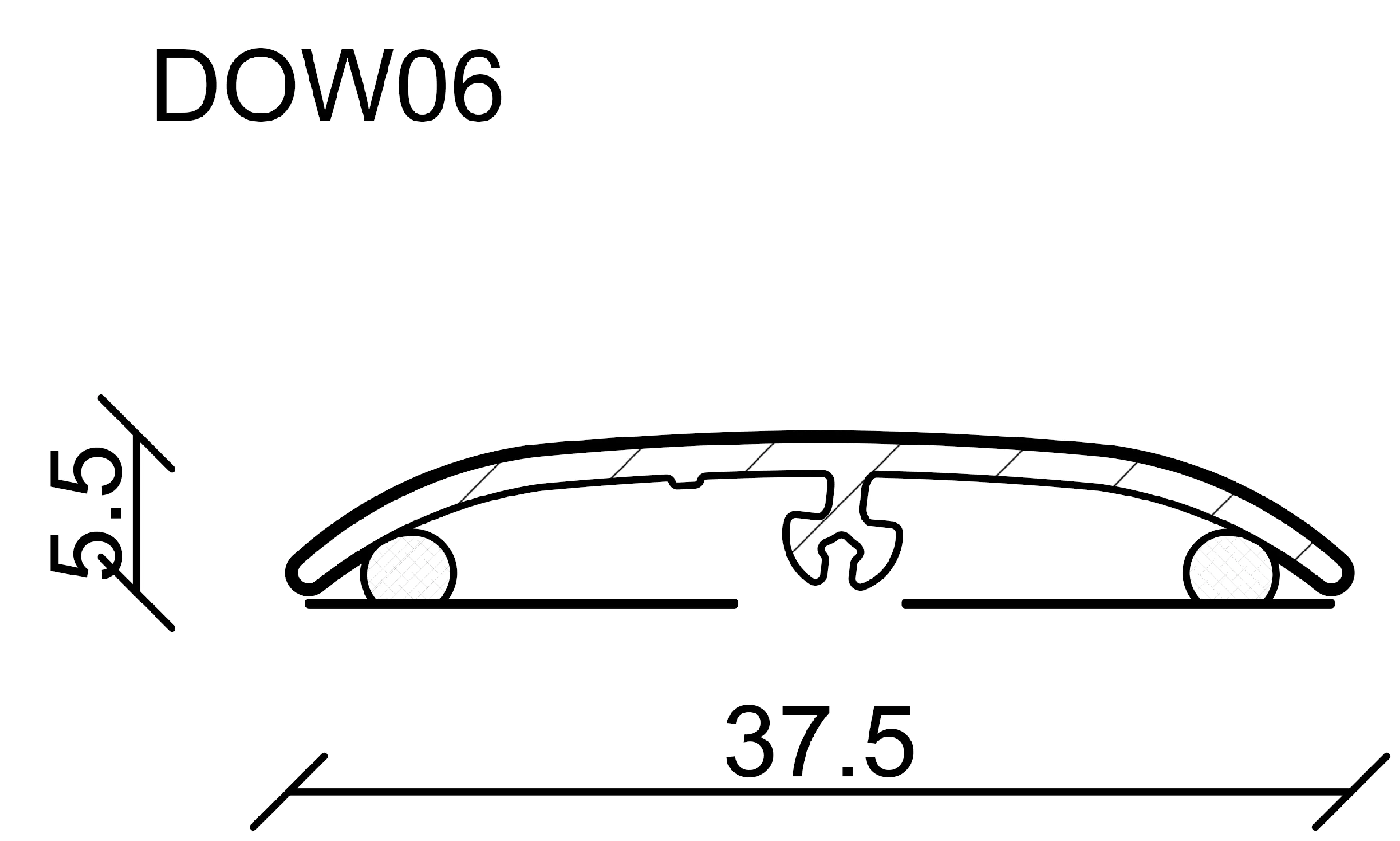 9010115226180_2444307 Neuhofer Übergangsprofil 90 cm, 37,5 x 5,5 mm