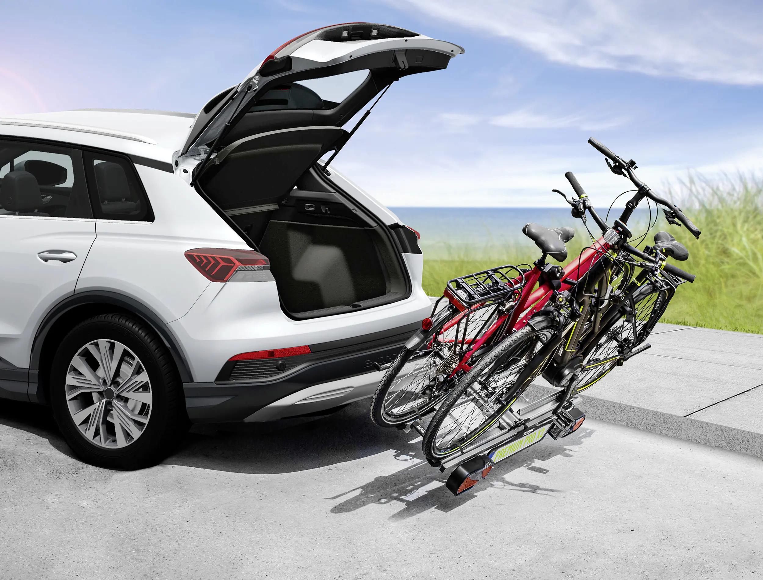 EUFAB Fahrradheckträger PREMIUM PRO XS für 2 Fahrräder komplett vormontiert EUFAB Fahrradheckträger PREMIUM PRO XS für 2 Fahrräder komplett vormontiert