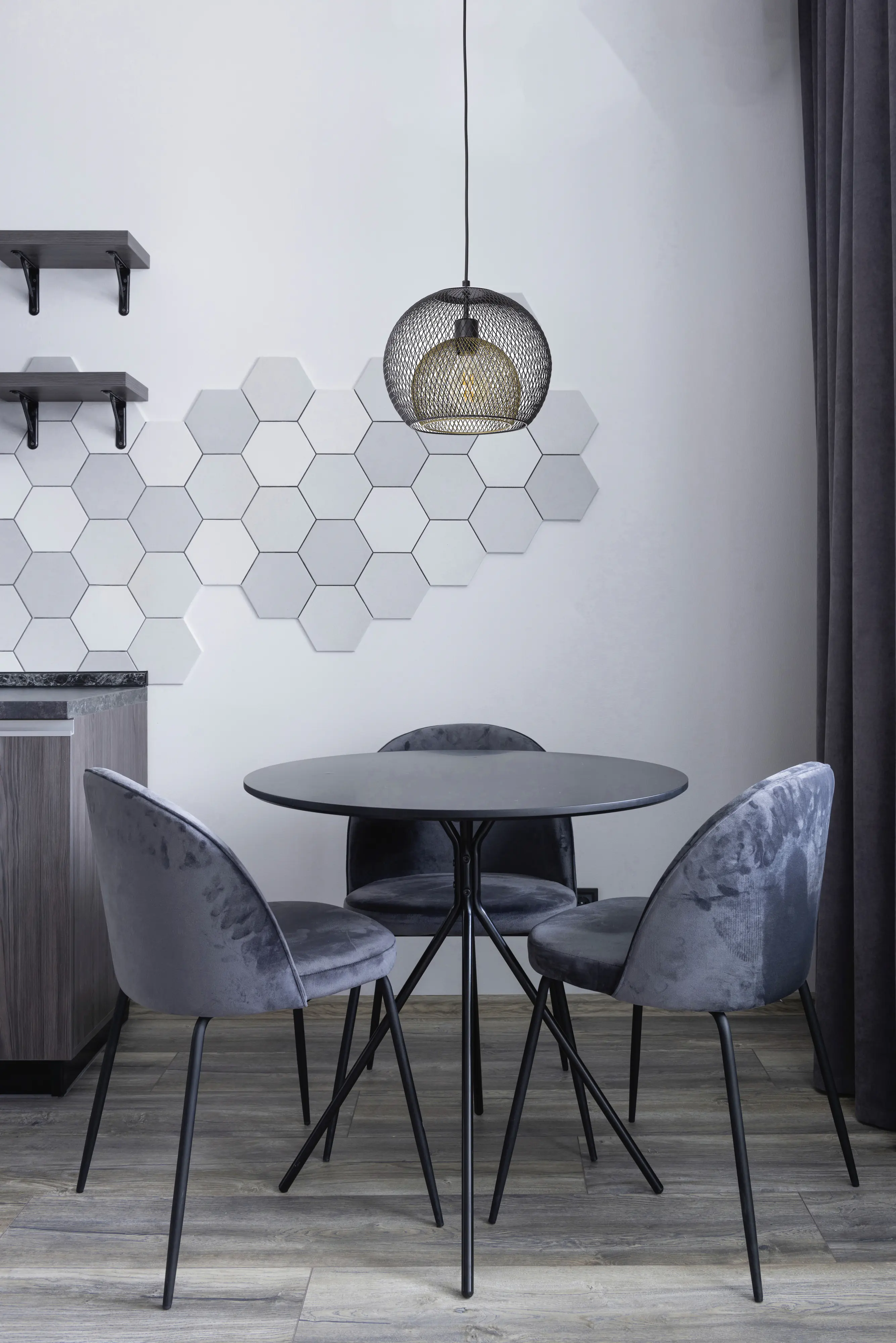 Globo Hängeleuchte Selina 30 x 150 cm Ø x H schwarz