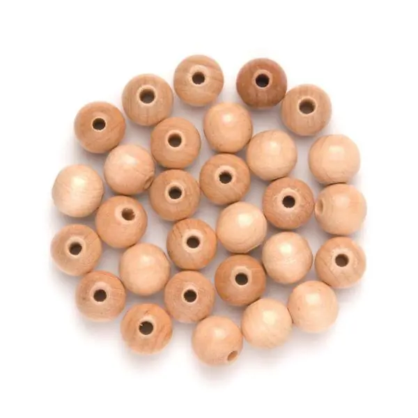 Glorex Holzperle natur 6 mm