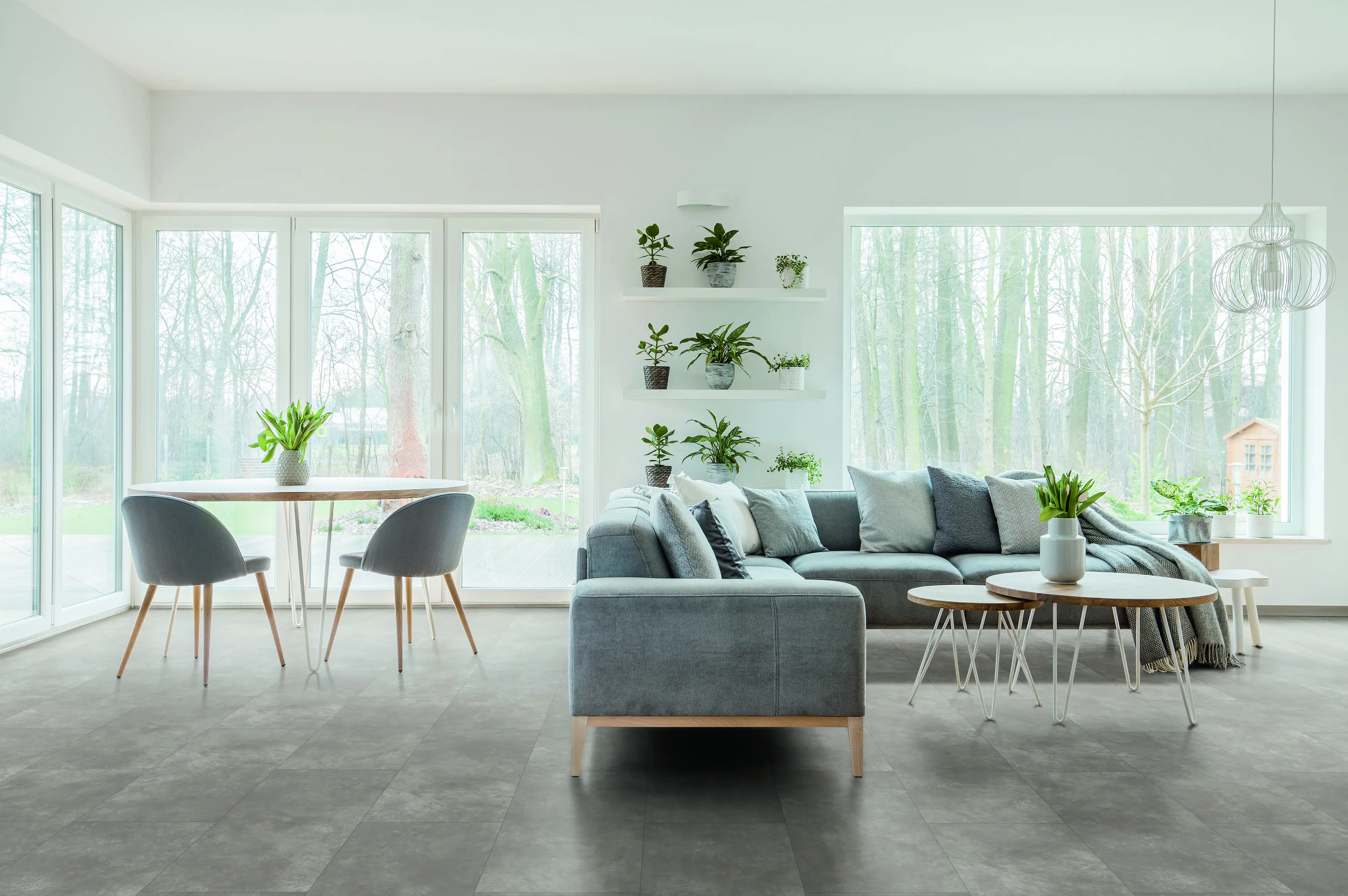 Parador Designboden Beton grau Steinstruktur Parador Designboden Beton grau Steinstruktur