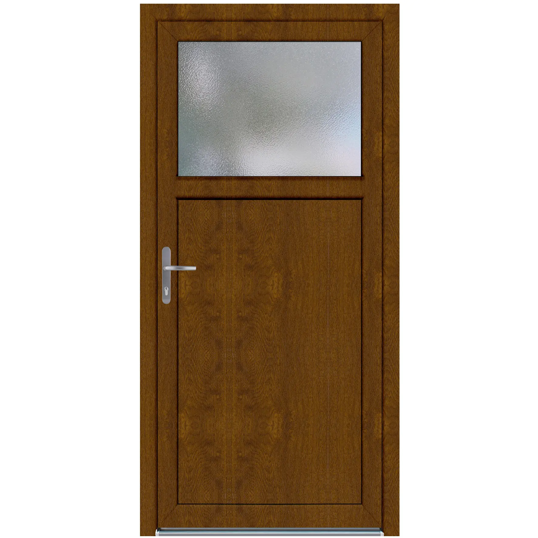 Panto Nebeneinganstür Kunststoff Modell K501 98 x 198 cm DIN links golden oak