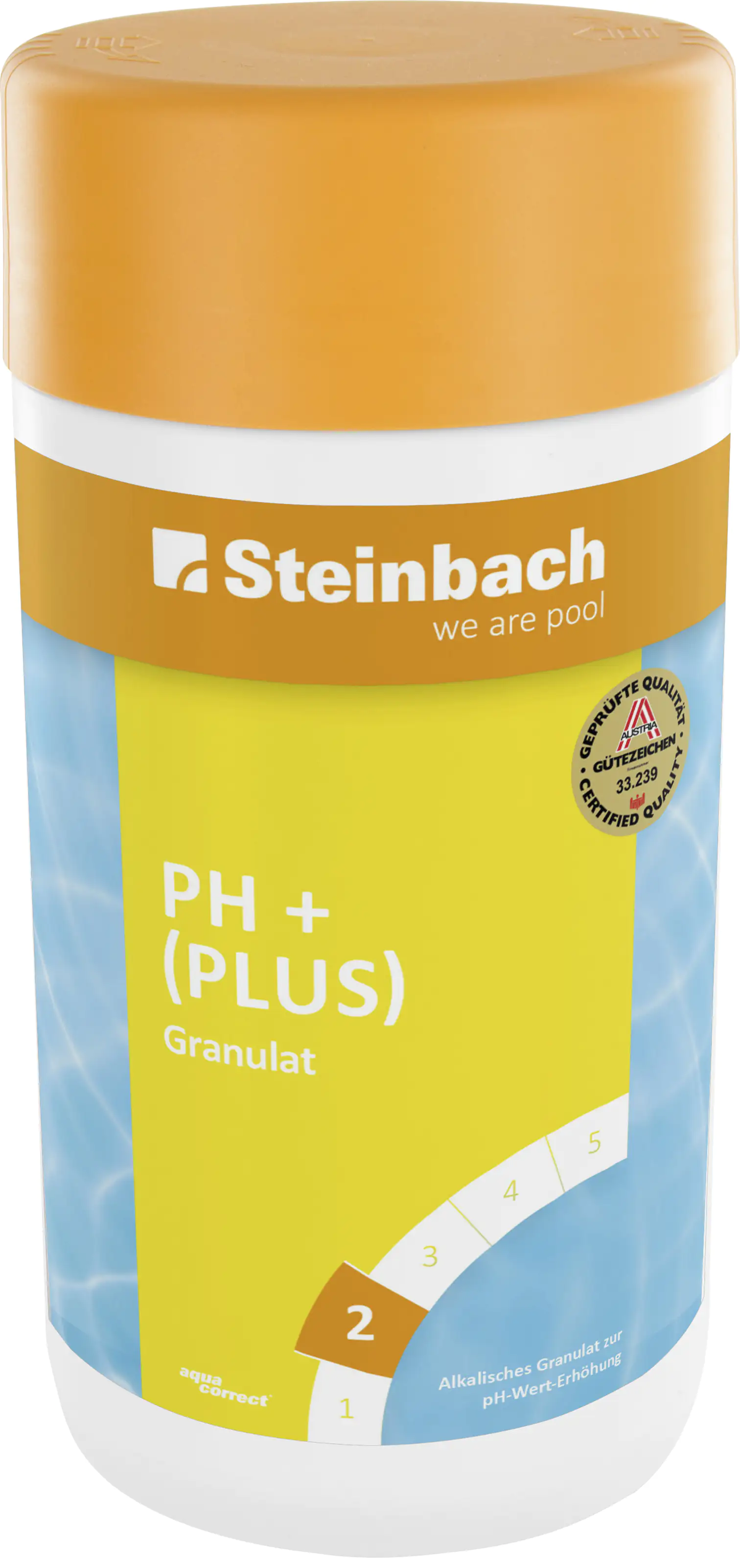 Steinbach Poolpflege pH-Plus Granulat 1 kg, pH-Regulierung