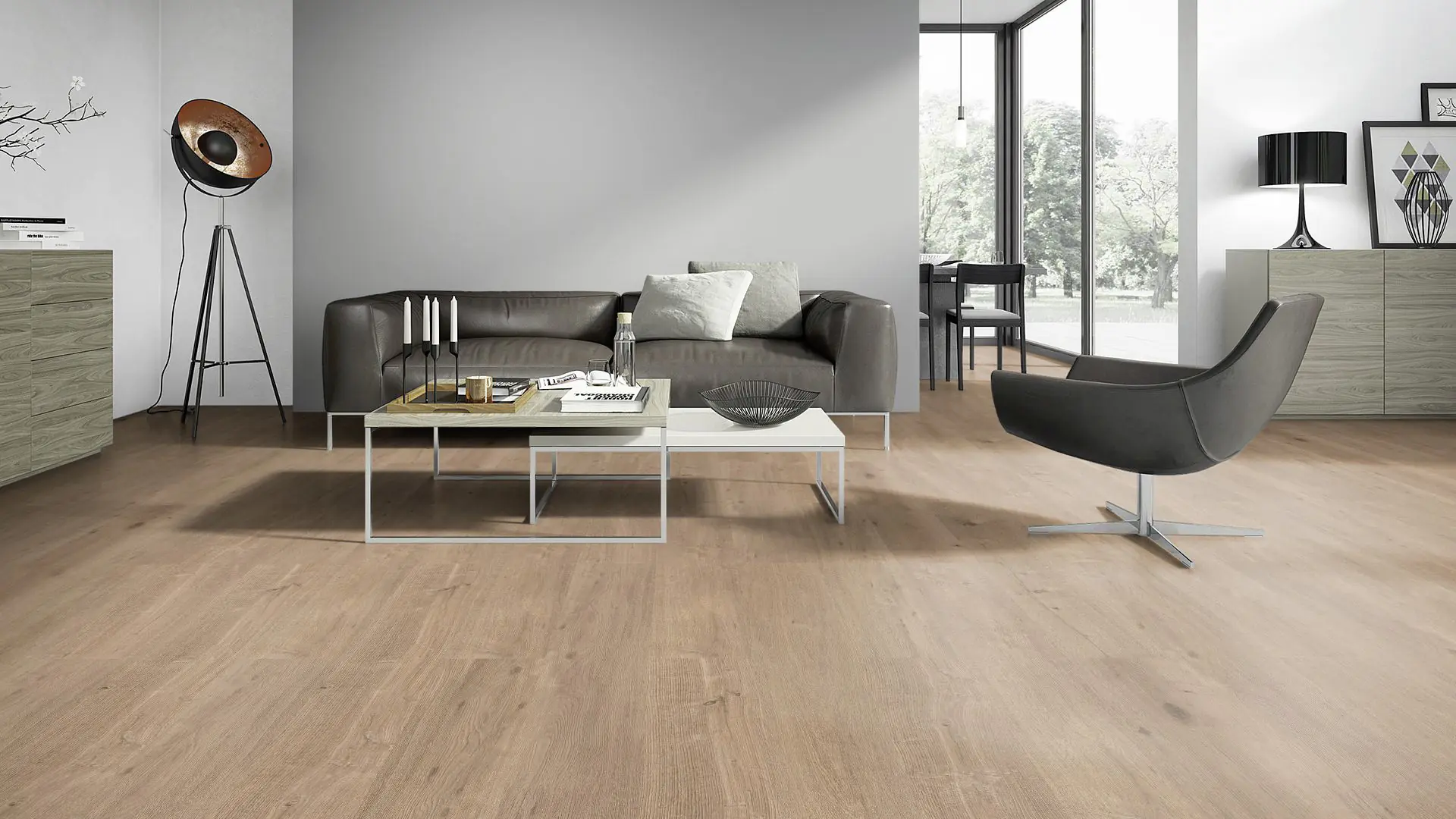 Classen Laminat 7 mm 4V 128,6 x 19,4 cm 7 mm Eiche natur