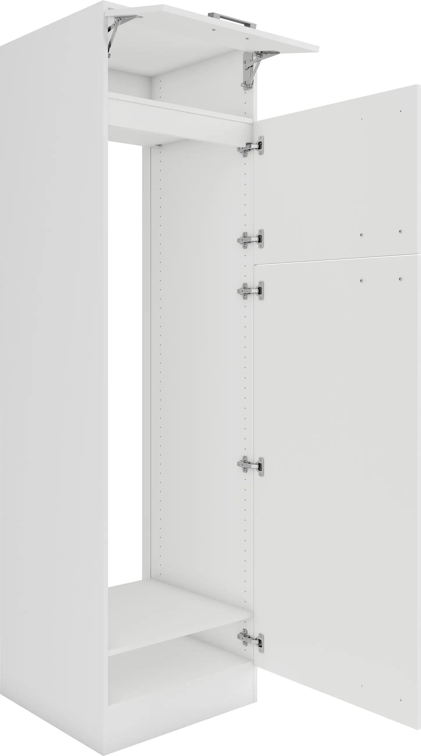 Optifit Hochschrank Oslo 214 weiß 60 cm