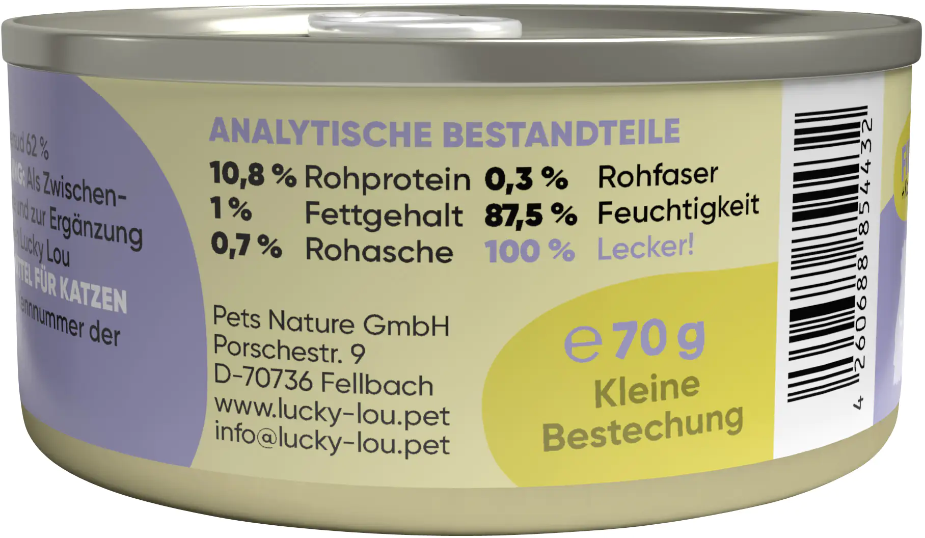 Lucky Lou Extrafood Hühnerfilet in Brühe 70g Lucky Lou Extrafood Hühnerfilet in Brühe 70g