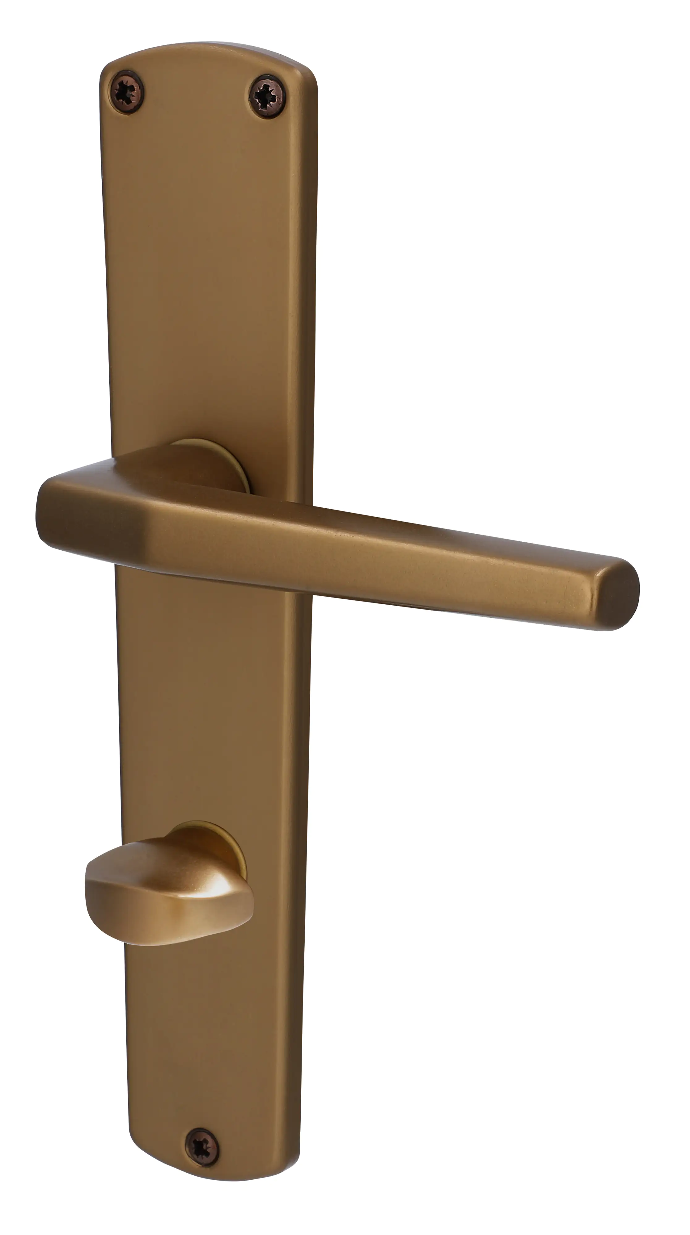 Alpertec WC-Langschildgarnitur Phil Aluminium F4 bronze abgerundet Alpertec WC-Langschildgarnitur Phil Aluminium F4 bronze abgerundet