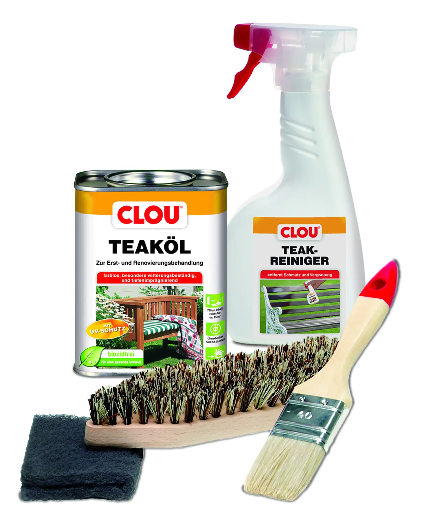 Clou Teakholz Pflege SET Clou Teakholz Pflege SET