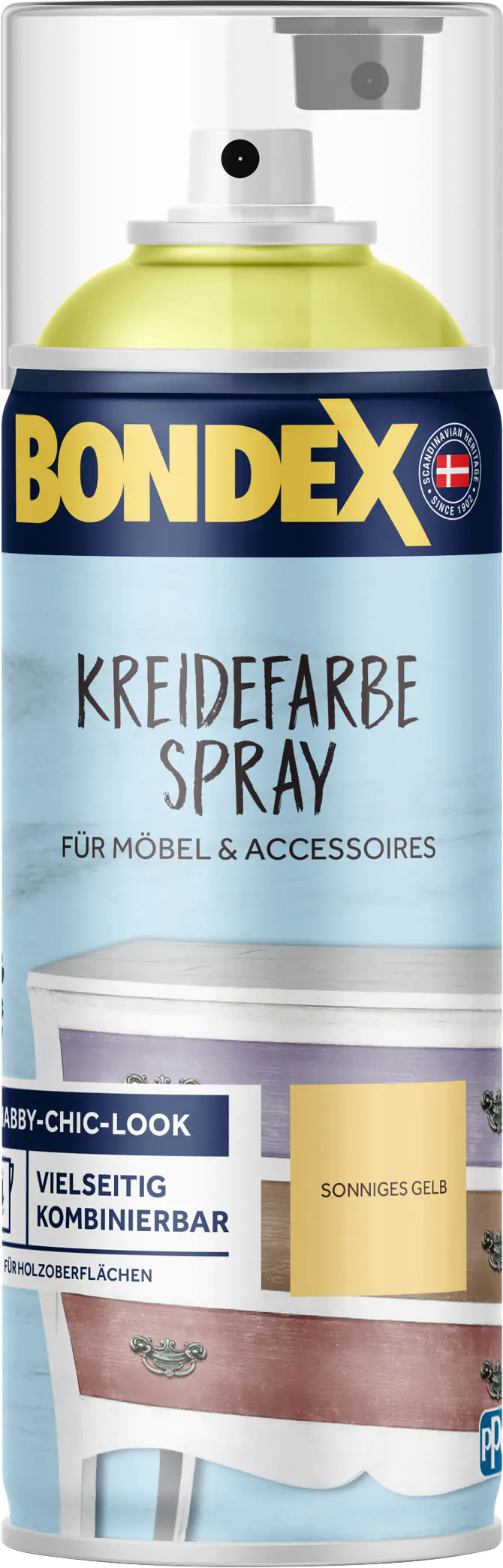 Bondex Kreidefarbe Spray 400 ml sonniges gelb