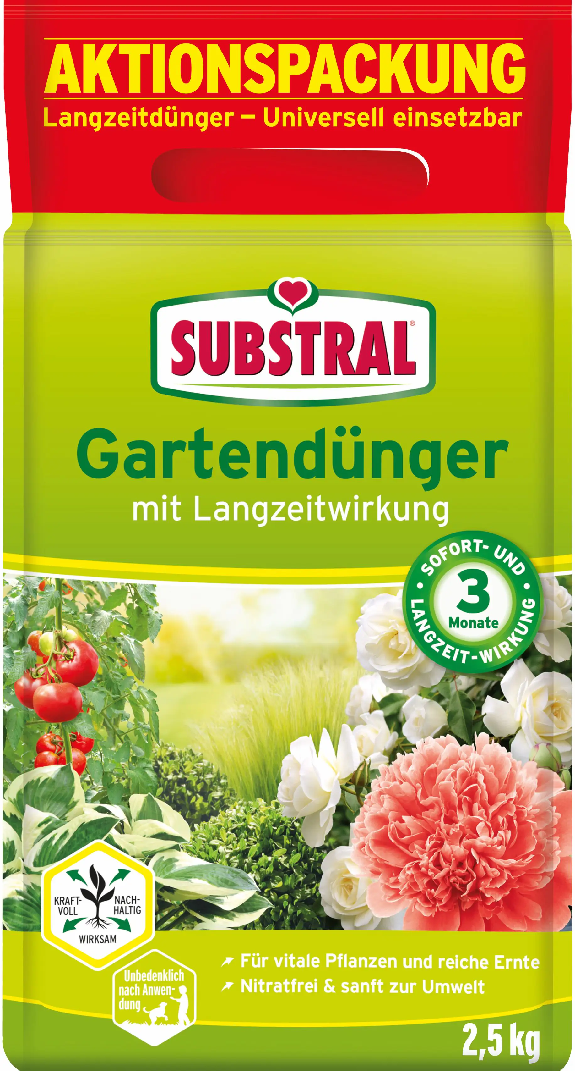 Substral Gartendünger mit Langzeitwirkung 2,5 kg