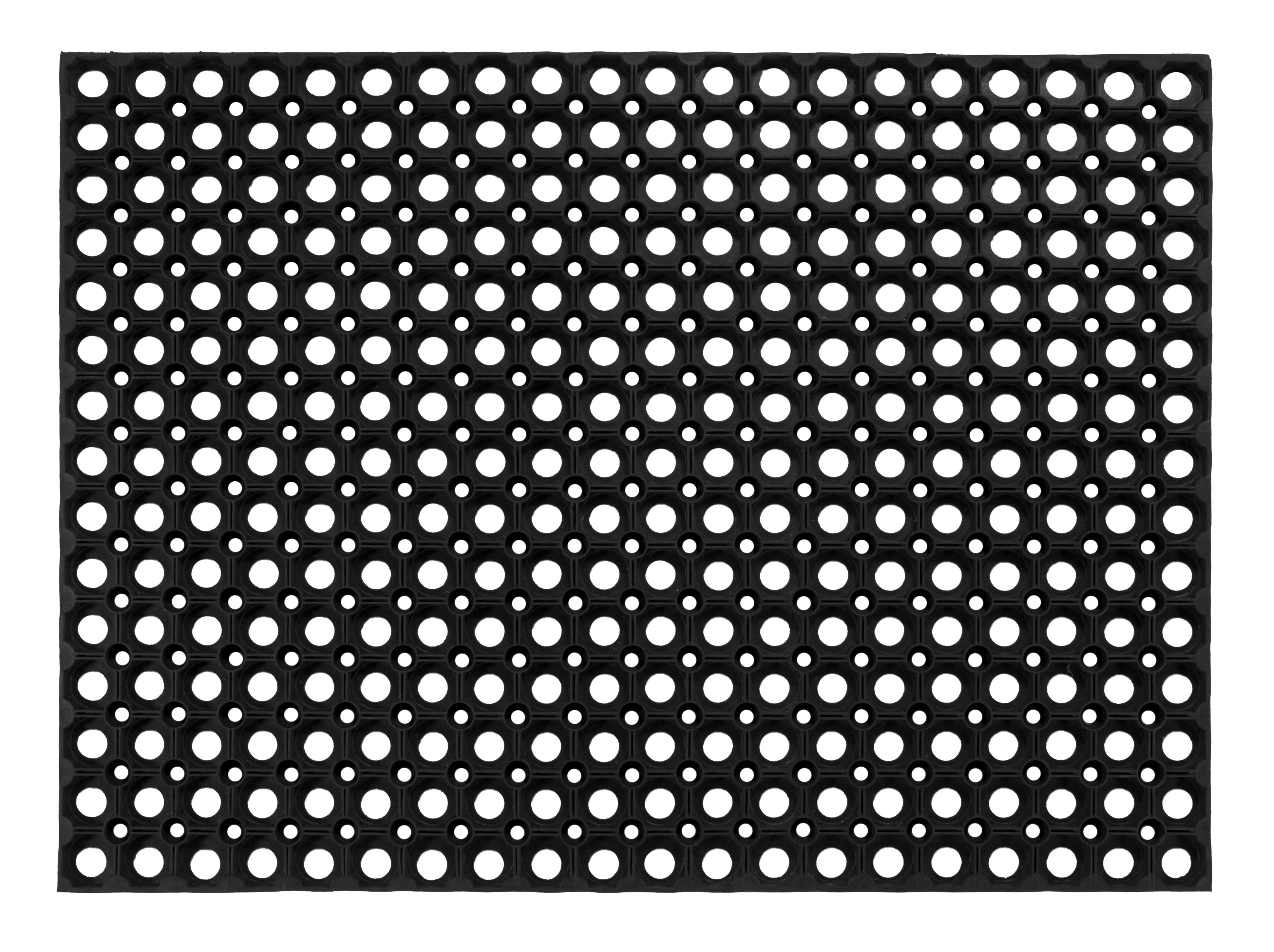 4002398897435_1 Ringgummimatte schwarz, 60 x 80 cm