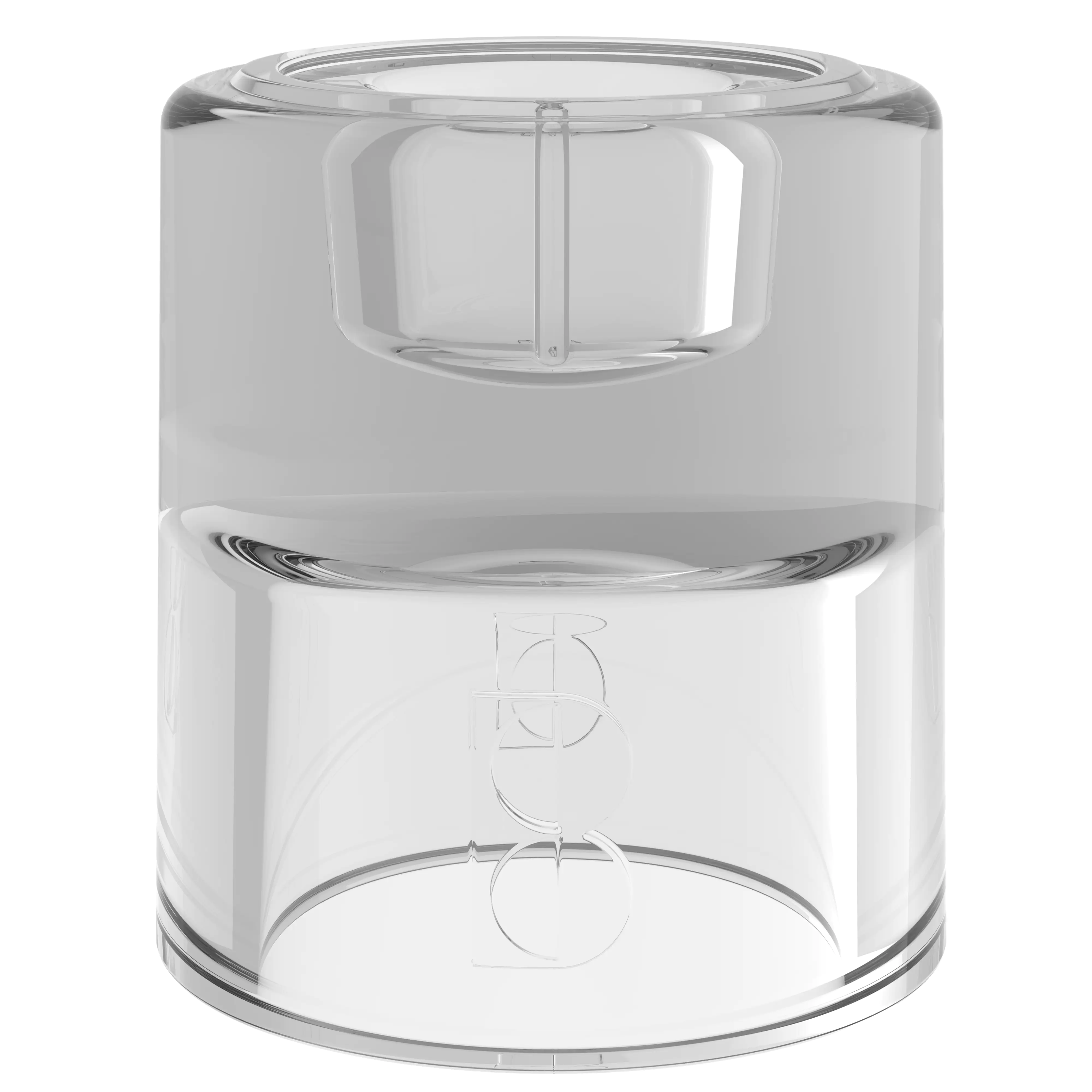 Bolsius Kerzenhalter 2 in 1 transparent
