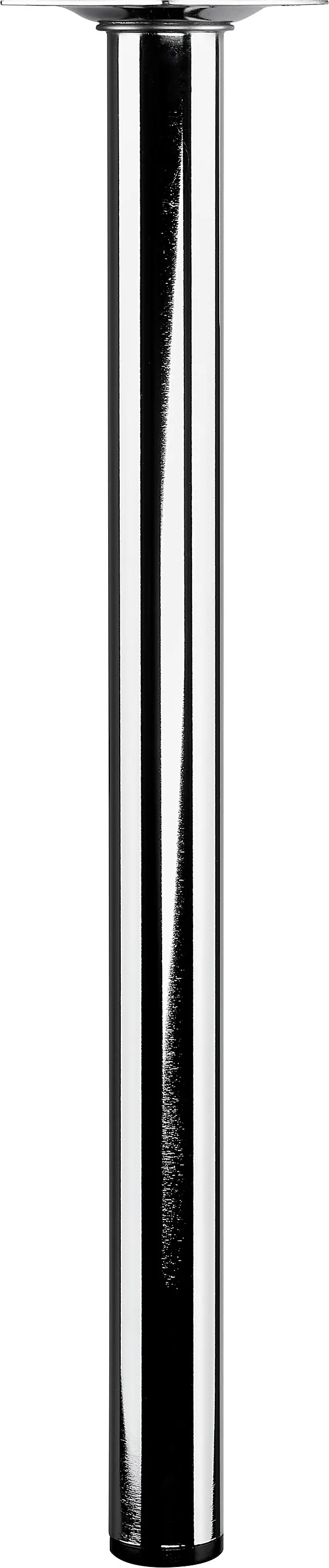 Hettich Tischbein 3,0 x 40 cm Stahl verchromt - 1 Stück