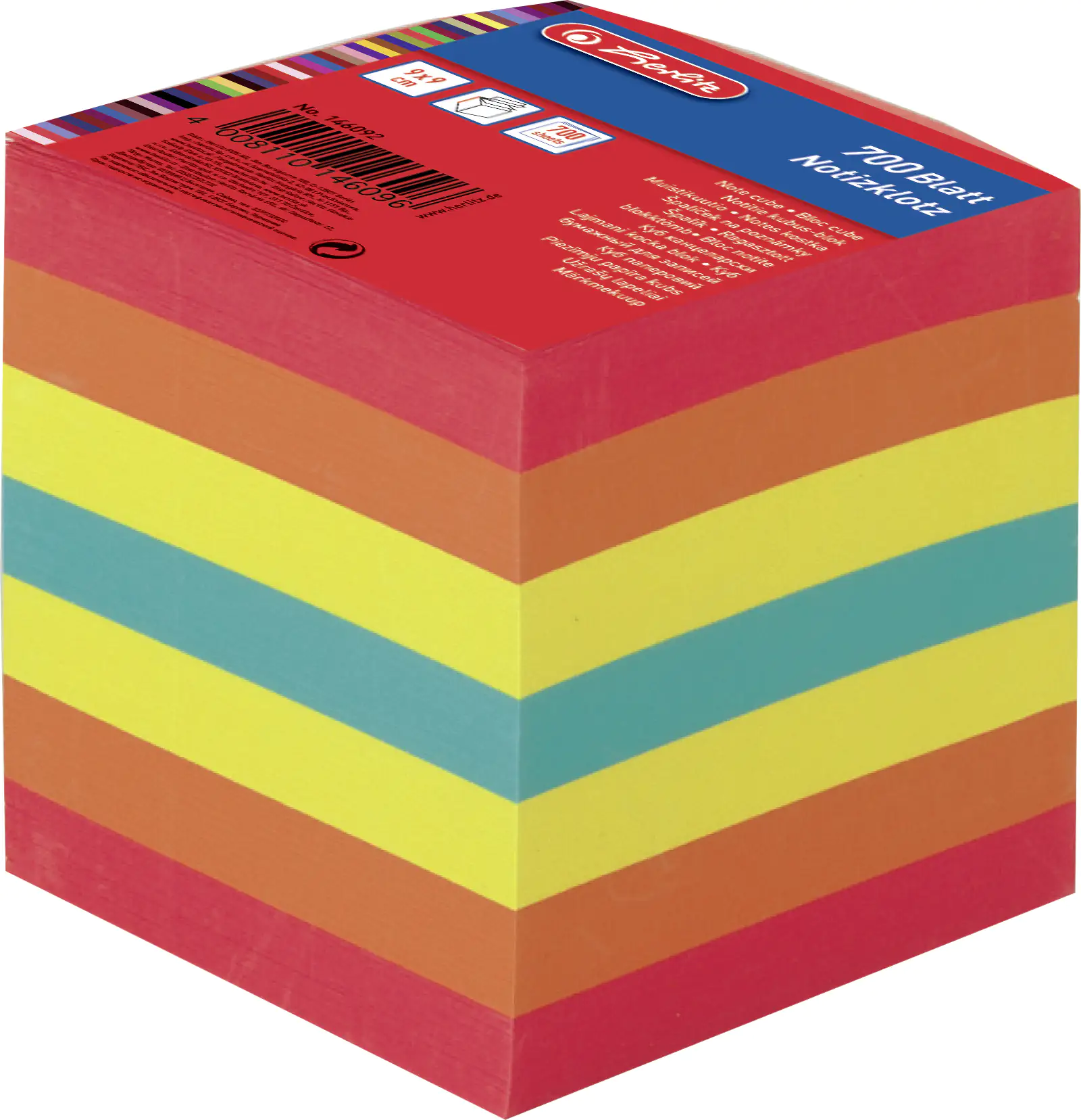 herlitz Notizklotz 9 x 9 cm 700 Blatt